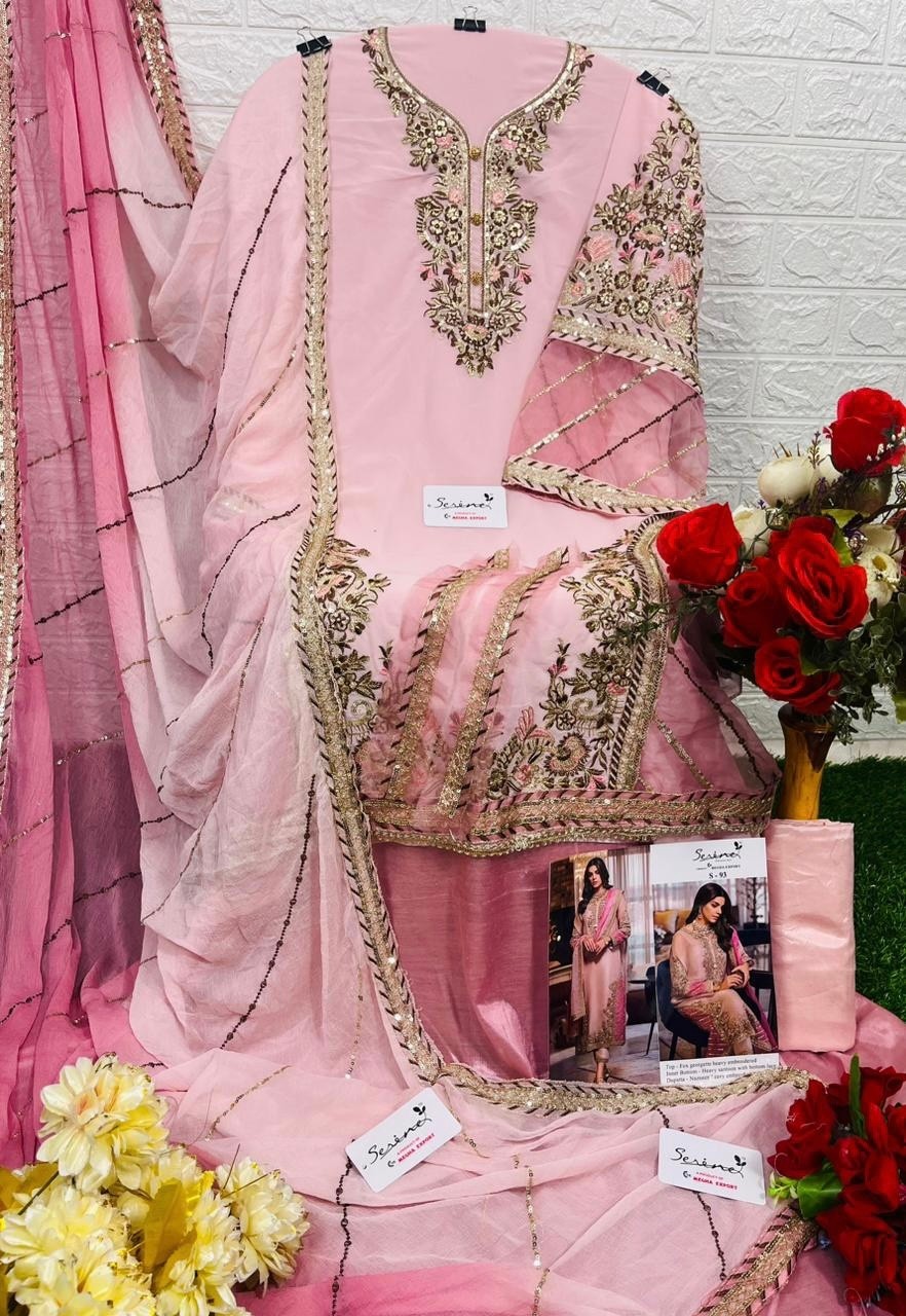 SERINE S 93 PAKISTANI SUITS LATEST SINGLE PIECE