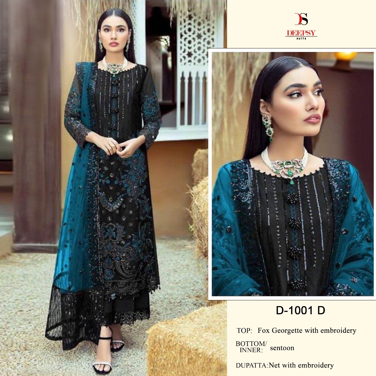 DEEPSY SUITS D 1001 D PAKISTANI SALWAR SUITS WHOLESALE IN INDIA
