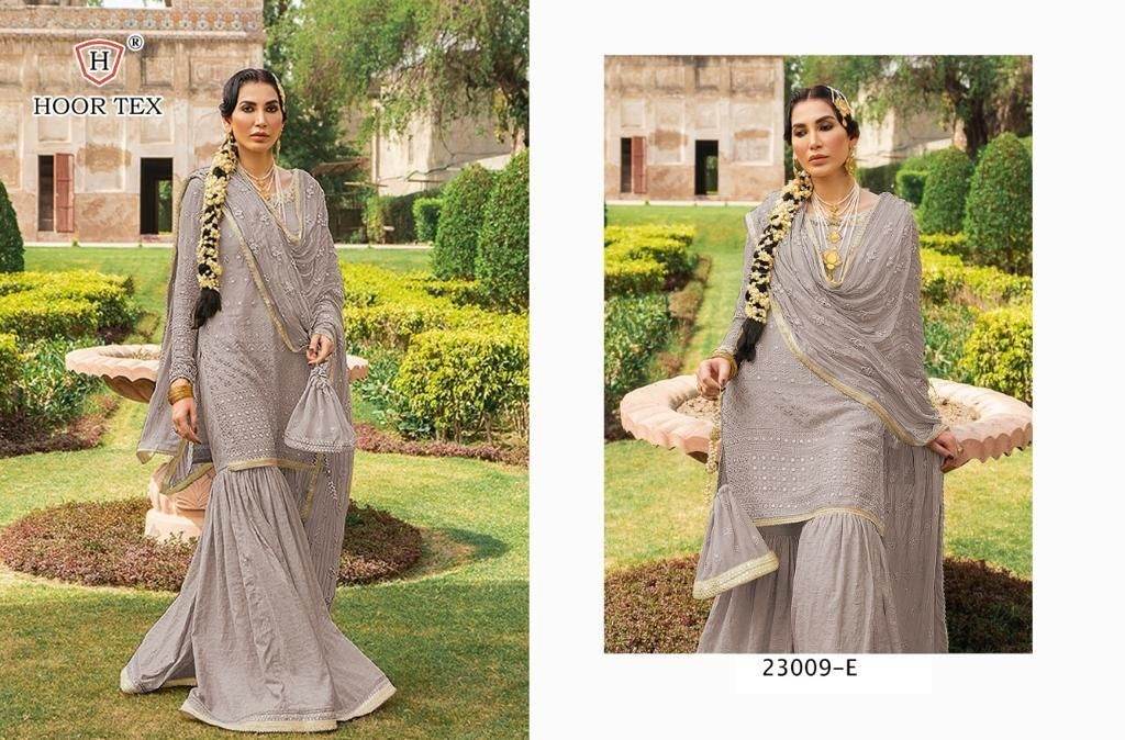 HOOR TEX 23009 E PAKISTANI SUITS WHOLESALER IN INDIA
