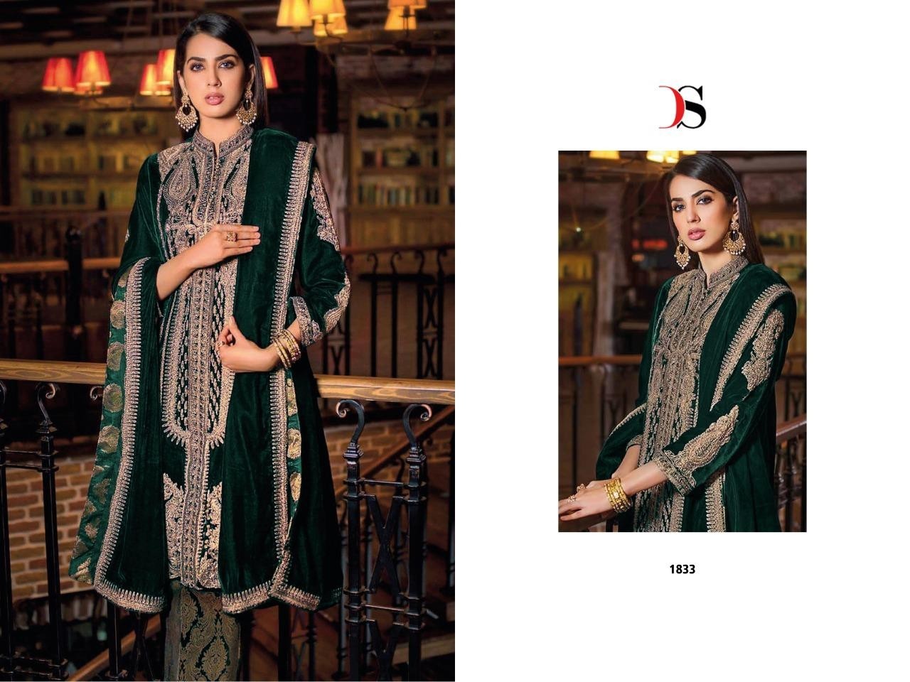 DEEPSY SUITS ANAYA 2 VELVET 1831 TO 1836 PAKISTANI SUITS SINGLE