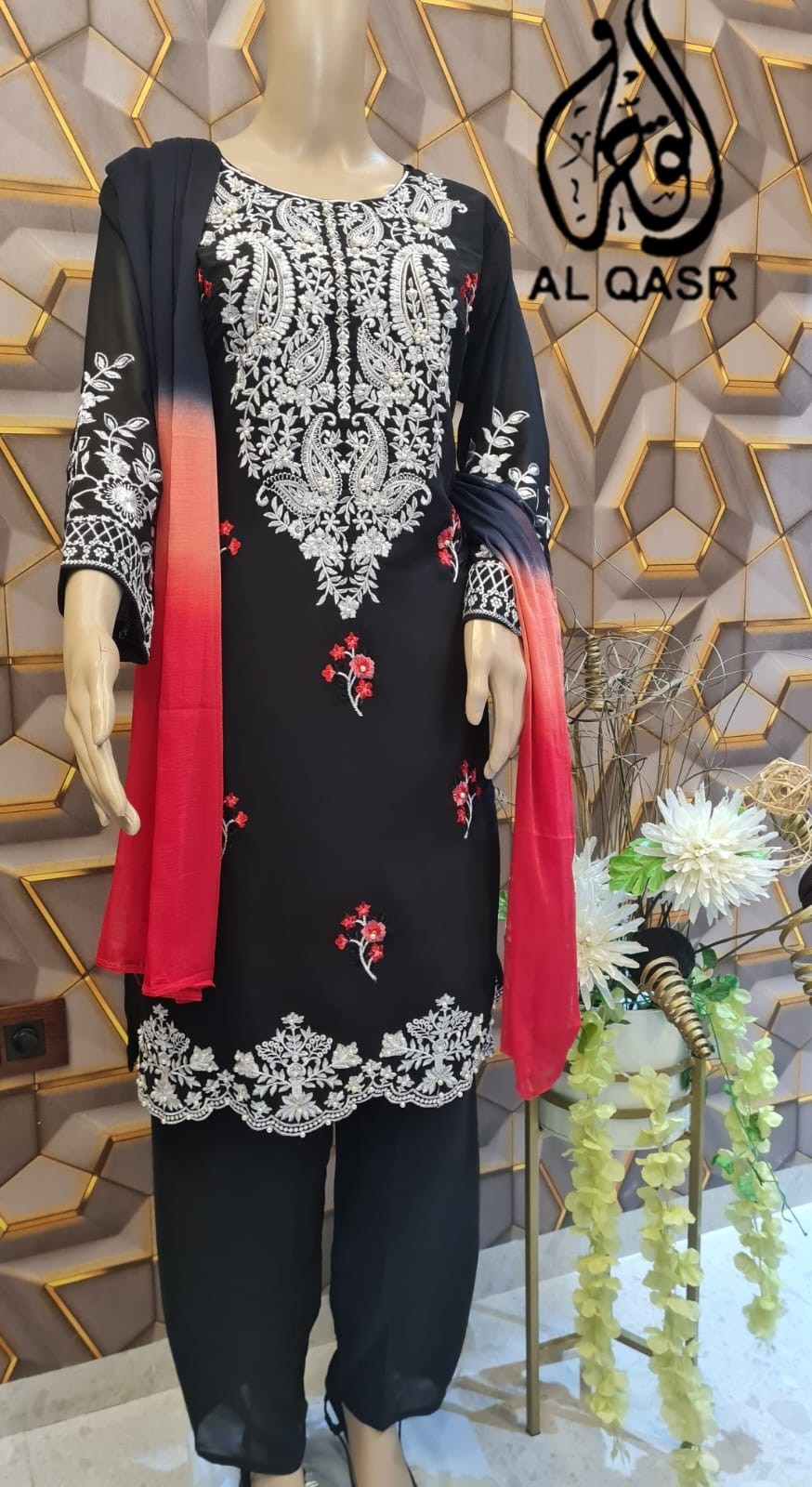 AL QASR M 08 LATEST PAKISTANI KURTIS SINGLE PIECE