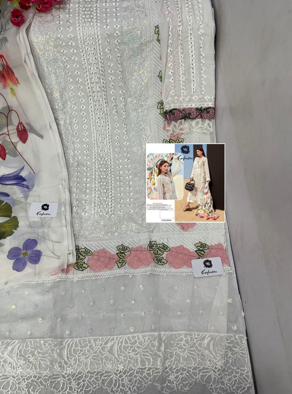 VS FASHION 40009 PAKISTANI SUITS WHOLESALER SURAT