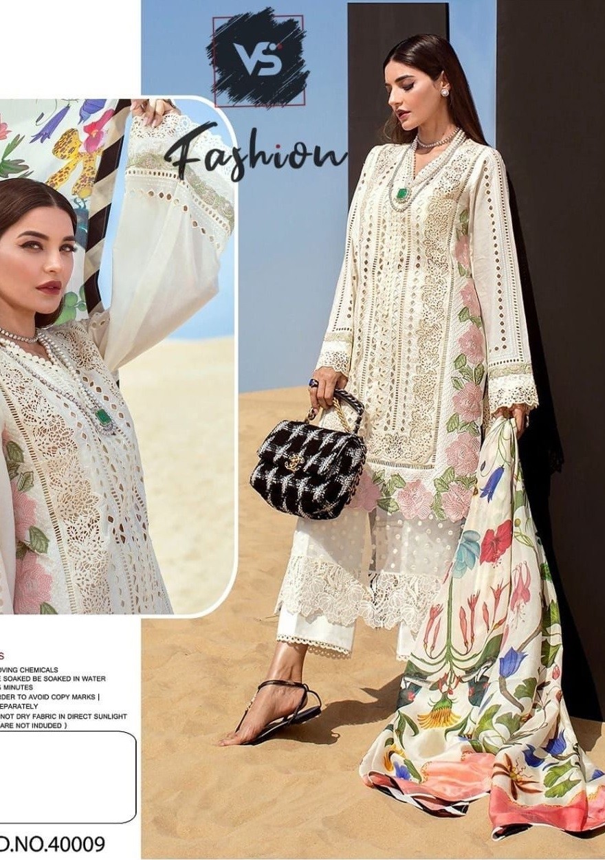 VS FASHION 40009 PAKISTANI SUITS WHOLESALER SURAT