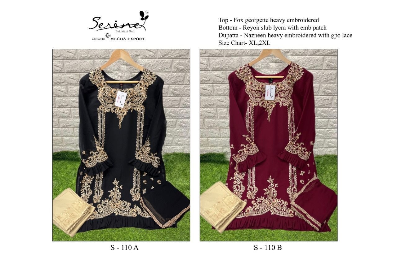 SERINE MEGHA EXPORT S 110 B READYMADE KURTIS