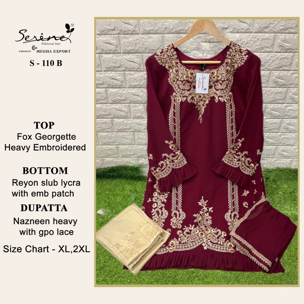 SERINE MEGHA EXPORT S 110 B READYMADE KURTIS