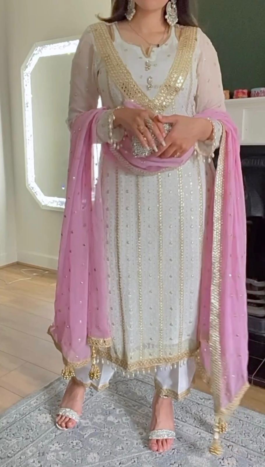 NEVIL FASHION NF 1213 WHITE HIT PAKISTANI SUITS