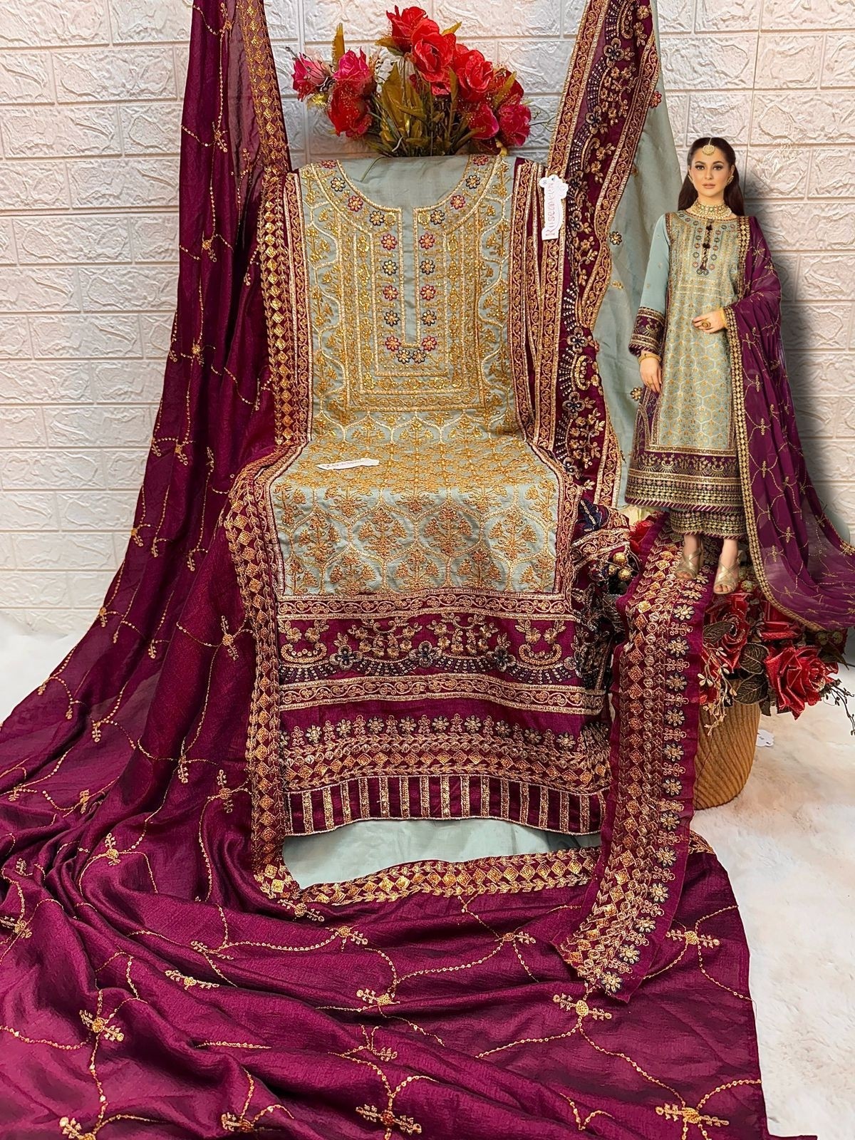 FEPIC ROSEMEEN 1710 SALWAR SUITS SINGLE PIECE