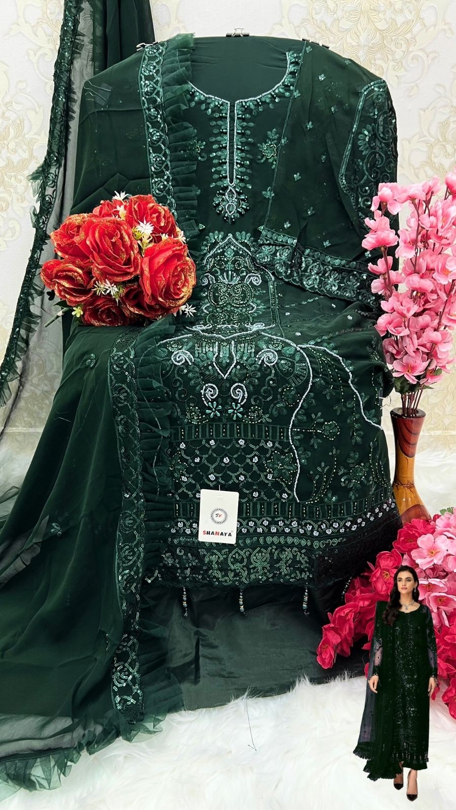 SHANAYA ROSE HAND CRAFT 160 B LATEST SUITS