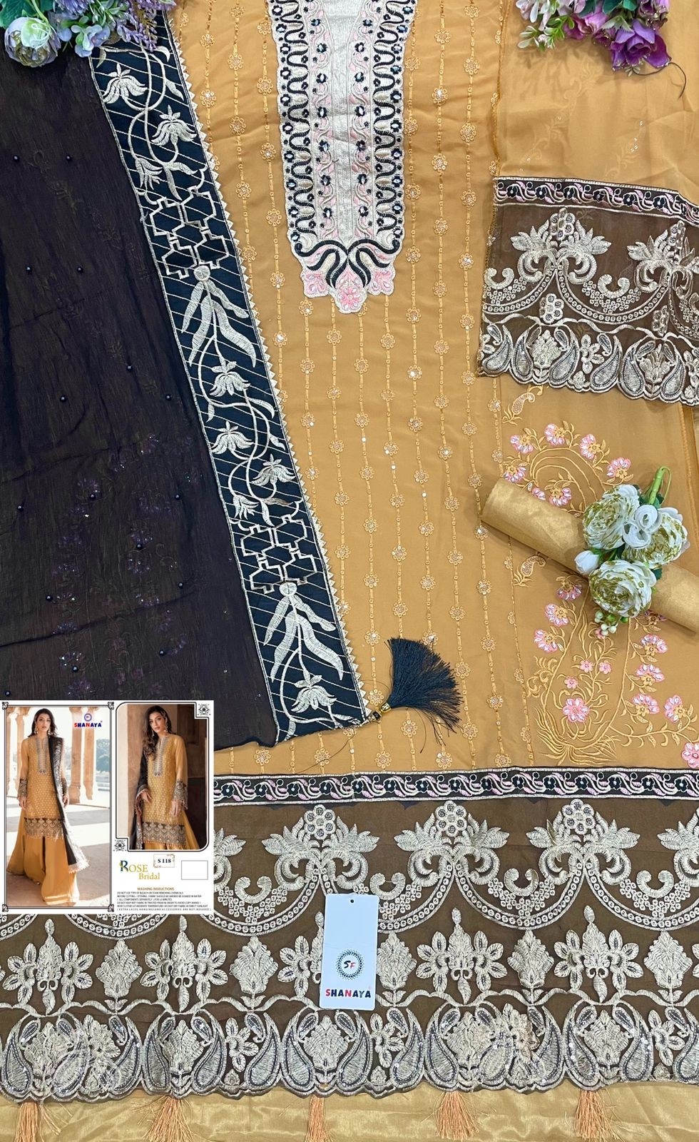 SHANAYA ROSE BRIDAL S 118 PAKISTANI SUITS SUPPLIER