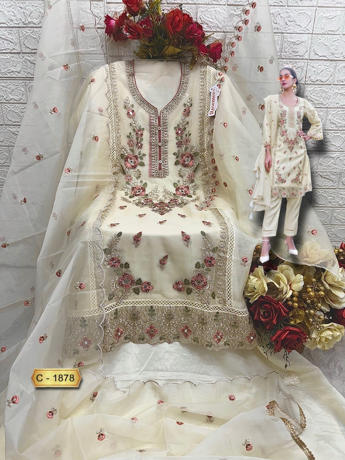 FEPIC ROSEMEEN 1878 PAKISTANI DRESSES