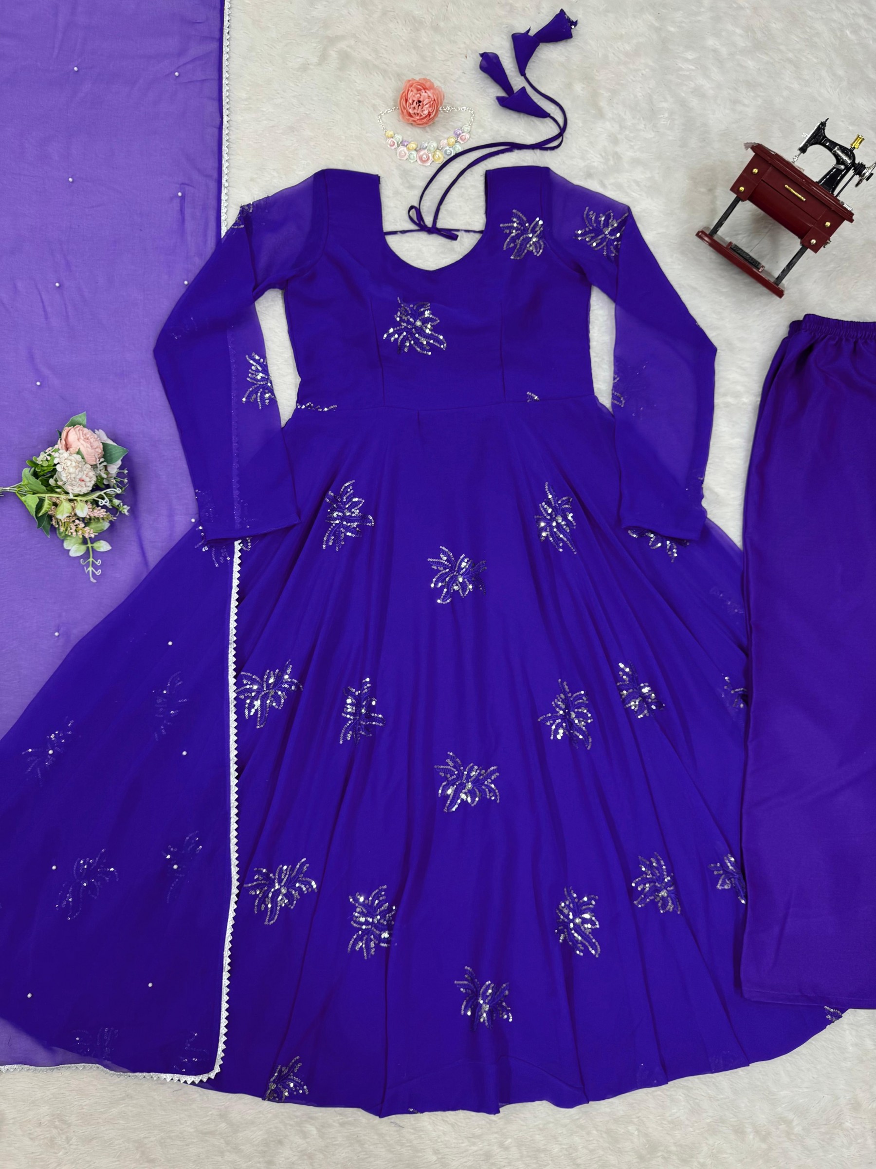KD 1496 LATEST GAWN WHOLESALE RATE