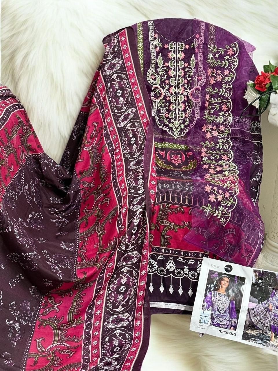 MEHBOOB TEX 1461 C PAKISTANI COTTON SUITS 