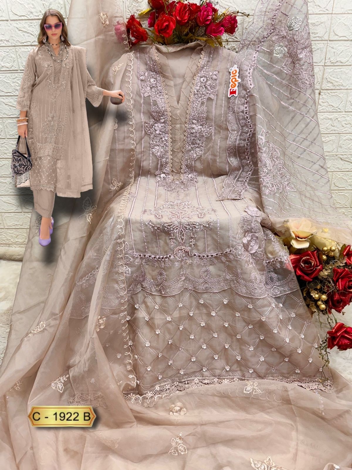 FEPIC ROSEMEEN C 1922 PAKISTANI SUITS DEALER