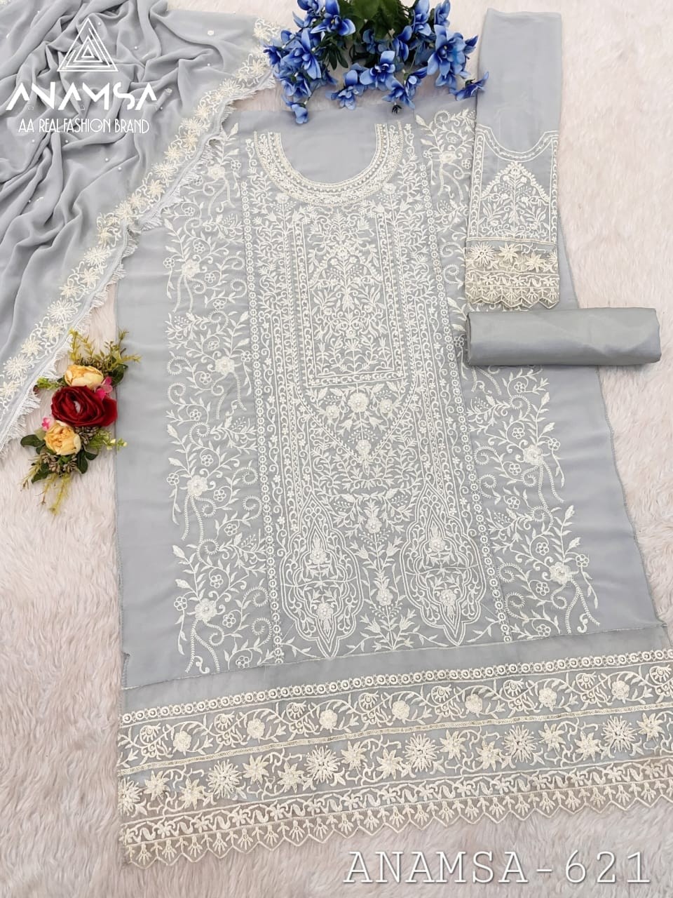 ANAMSA 621 LATEST PAKISTANI SUITS 2025