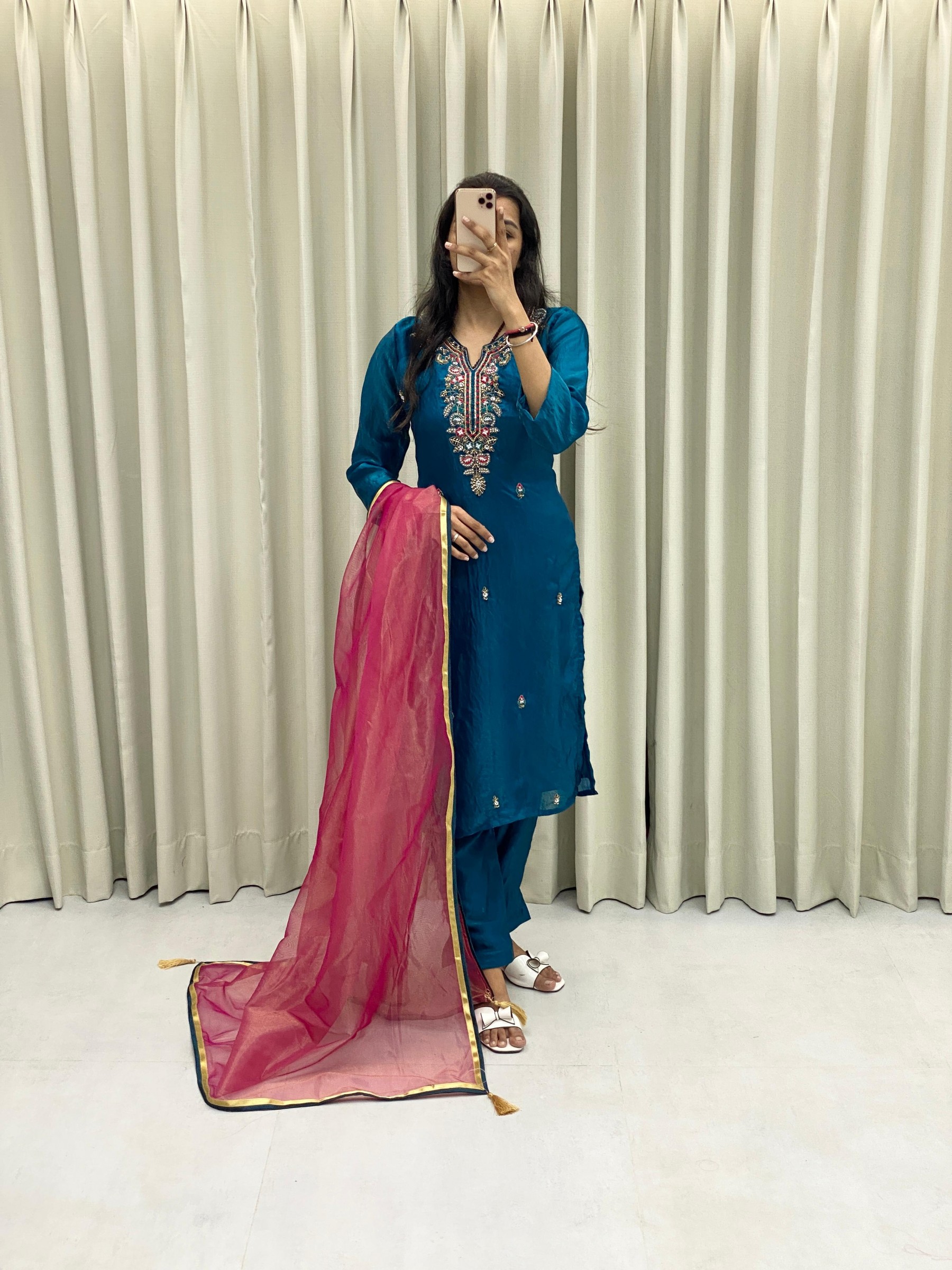 BE 301 READYMADE HAND WORK PAKISTANI SUITS 