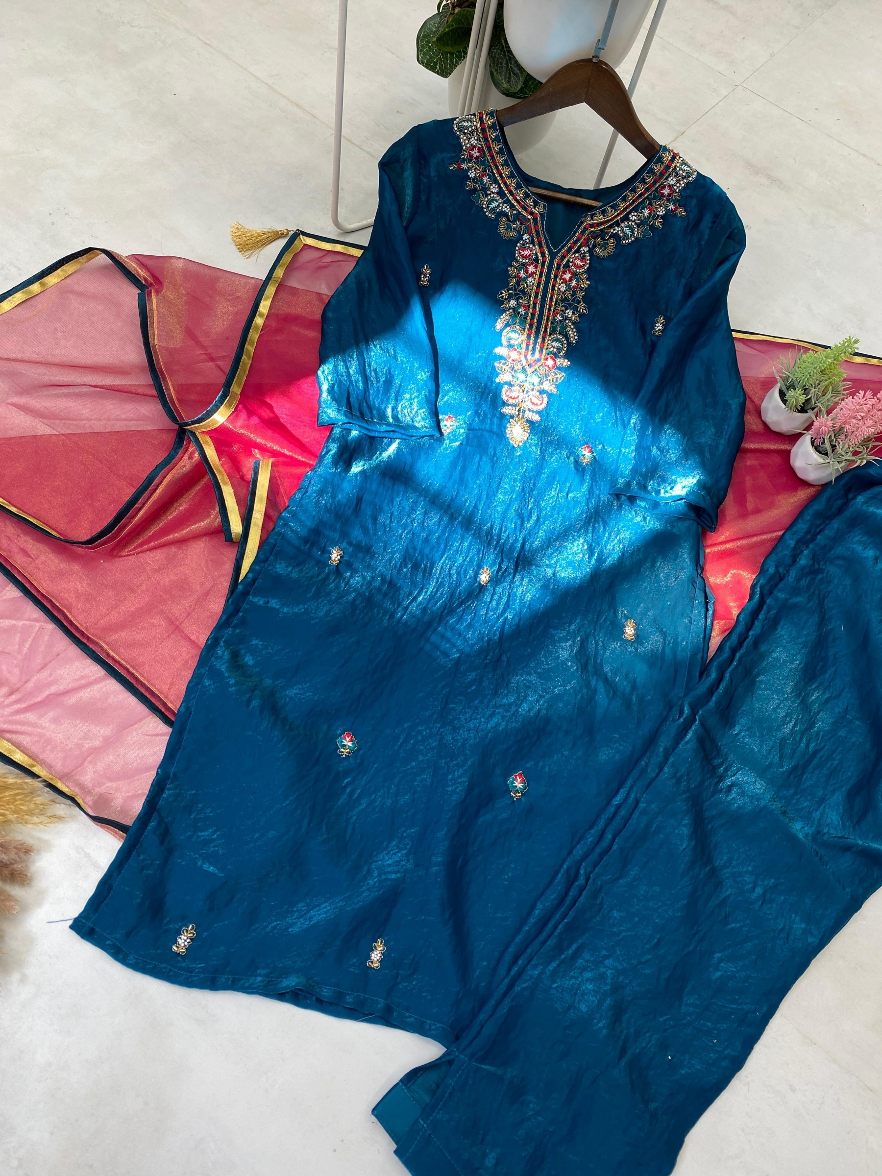 BE 301 READYMADE HAND WORK PAKISTANI SUITS 