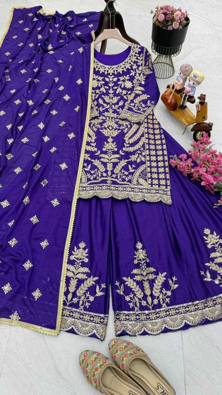 ZD 10091 REAYMADE SHARARA  HI DESIGNS PAKISTANI SUITS
