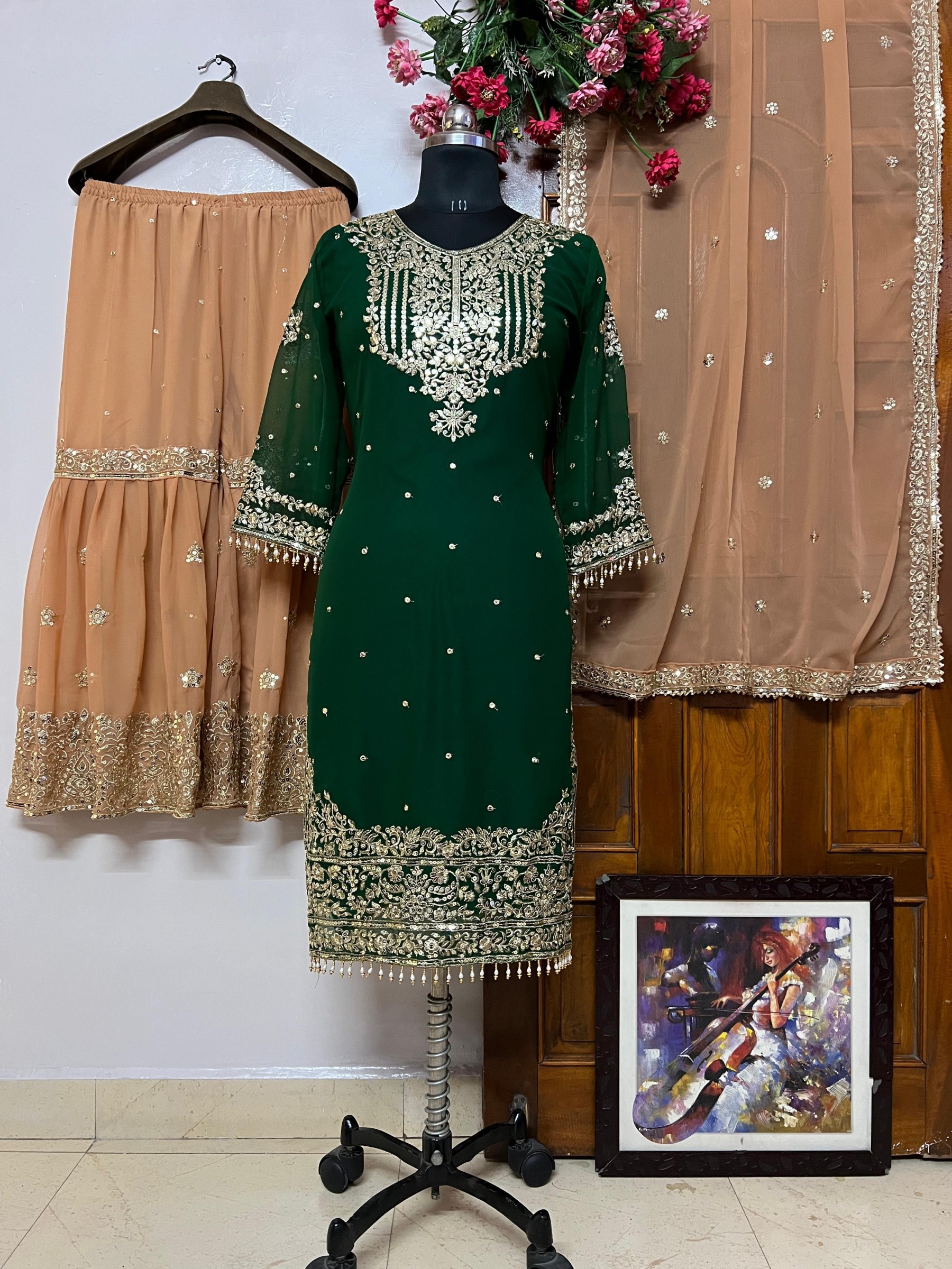 LC 1313 SHARARA READYMADE PAKISTANI SUITS 