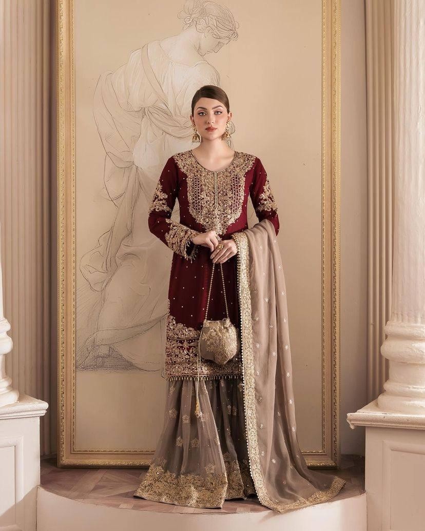 LC 1313 SHARARA READYMADE PAKISTANI SUITS 