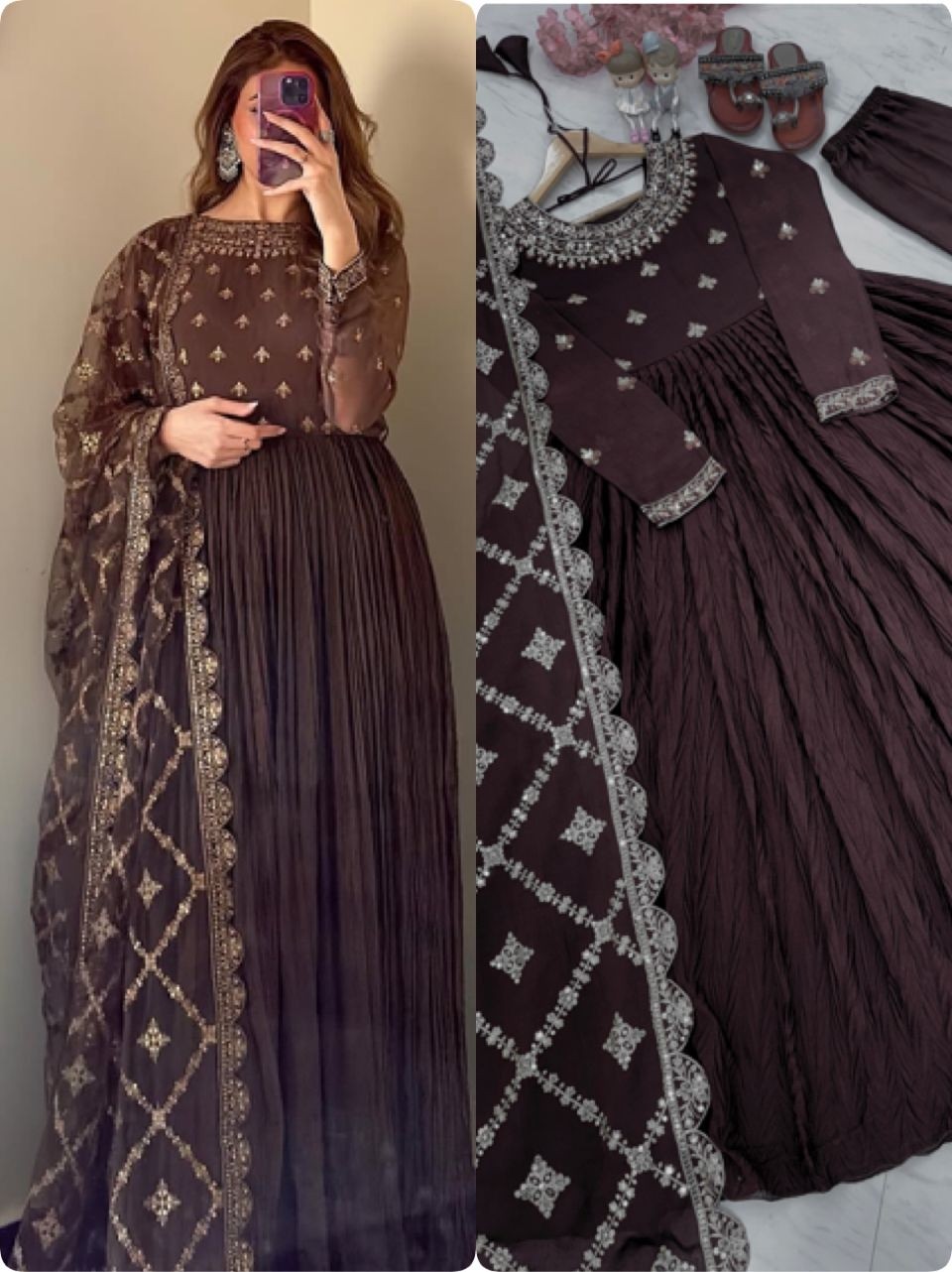 AAROHI DESIGNER AD 187 GOWN WHOLESALE