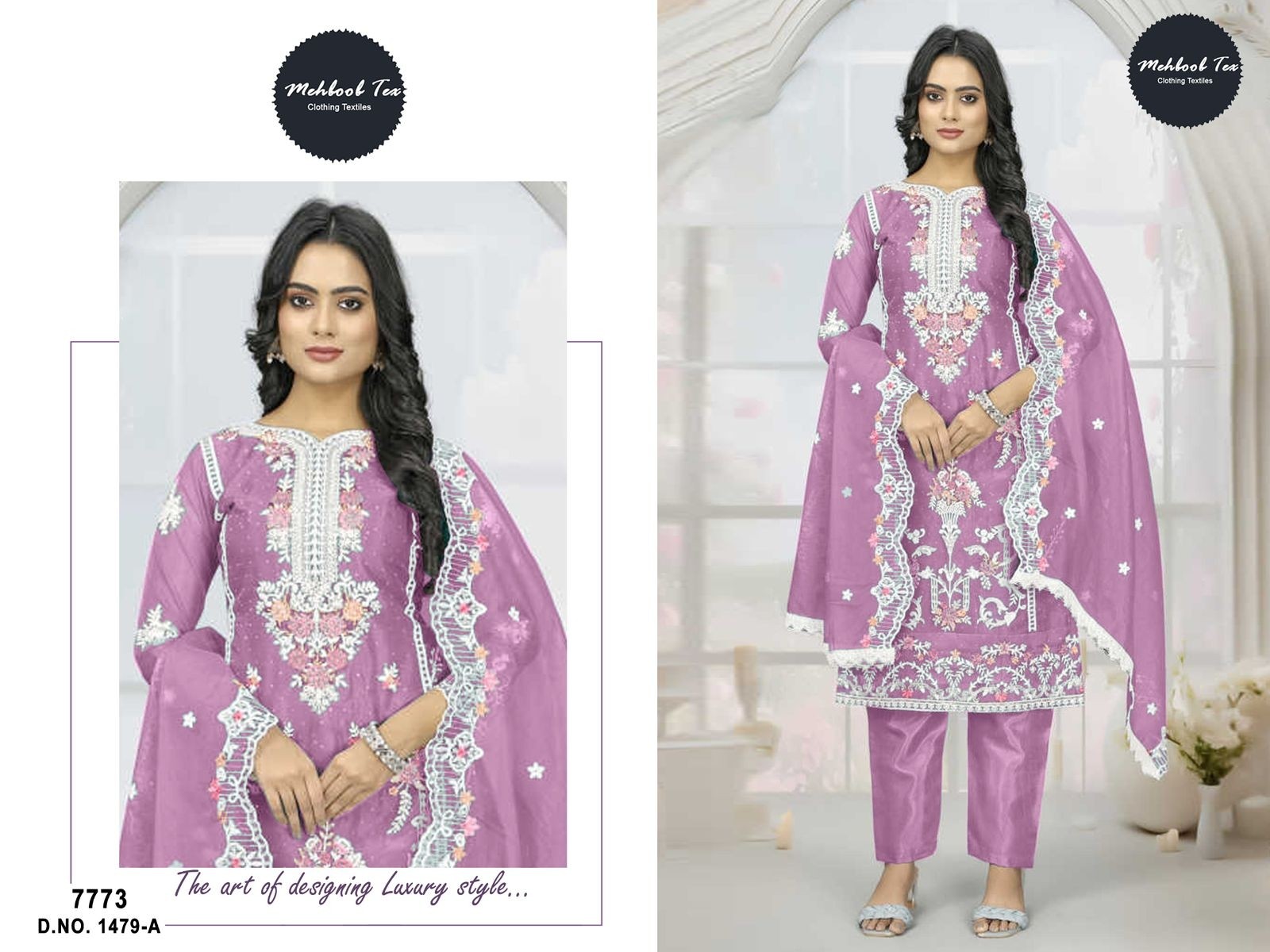 MEHBOOB TEX 1479 A TO 1479 D LATEST COLLECTION 2025