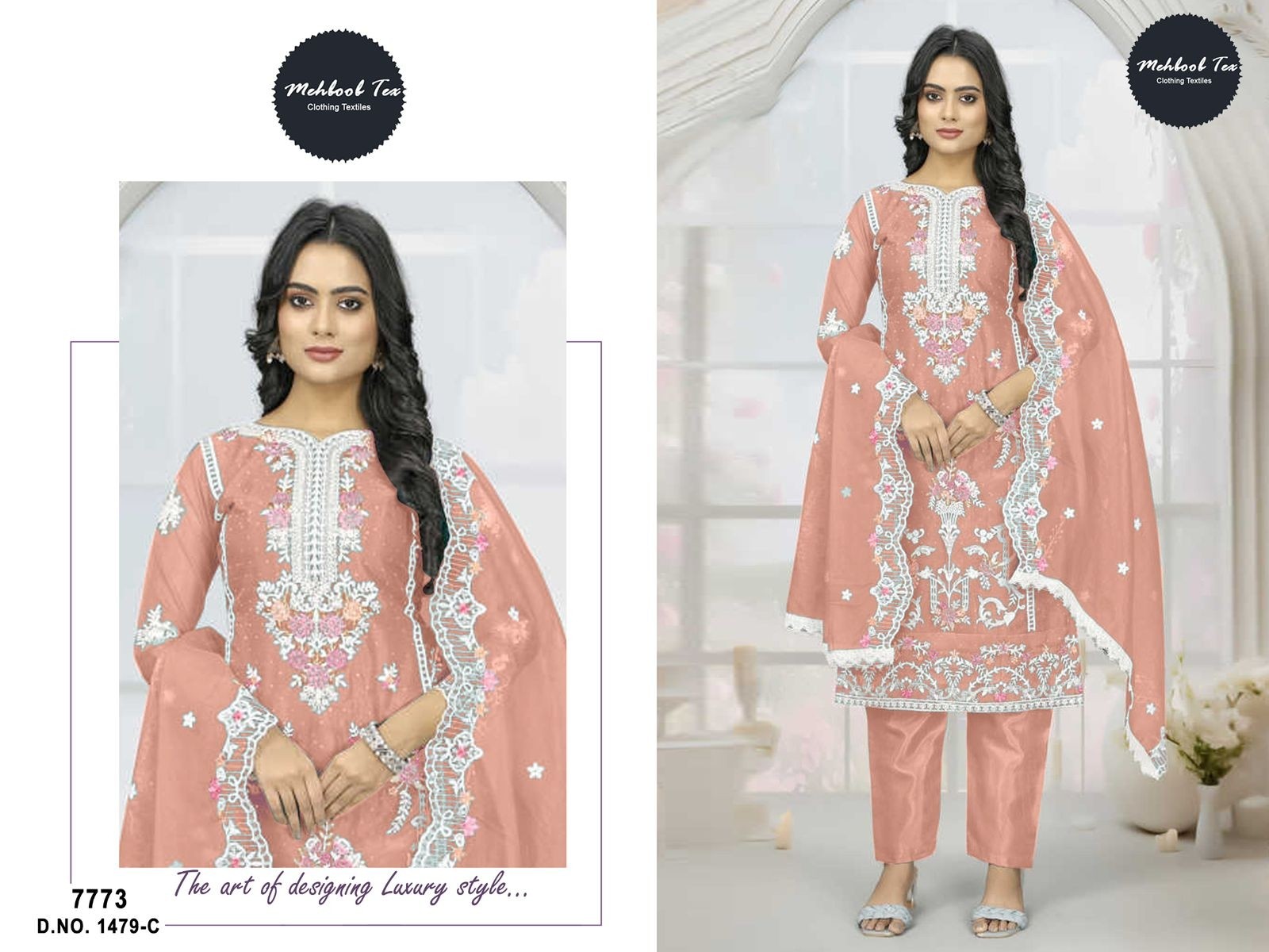 MEHBOOB TEX 1479 A TO 1479 D LATEST COLLECTION 2025