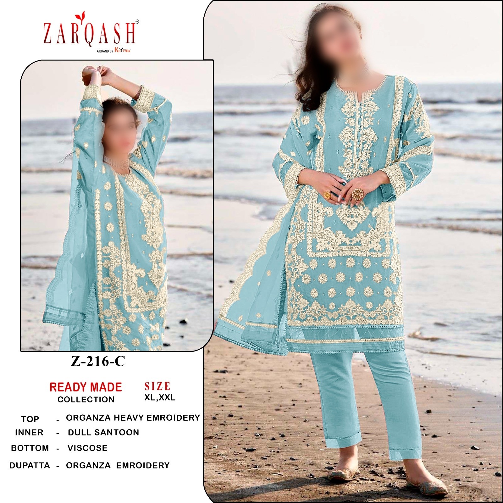 ZARQASH 216 READYMADE COLLECTION IN SURAT