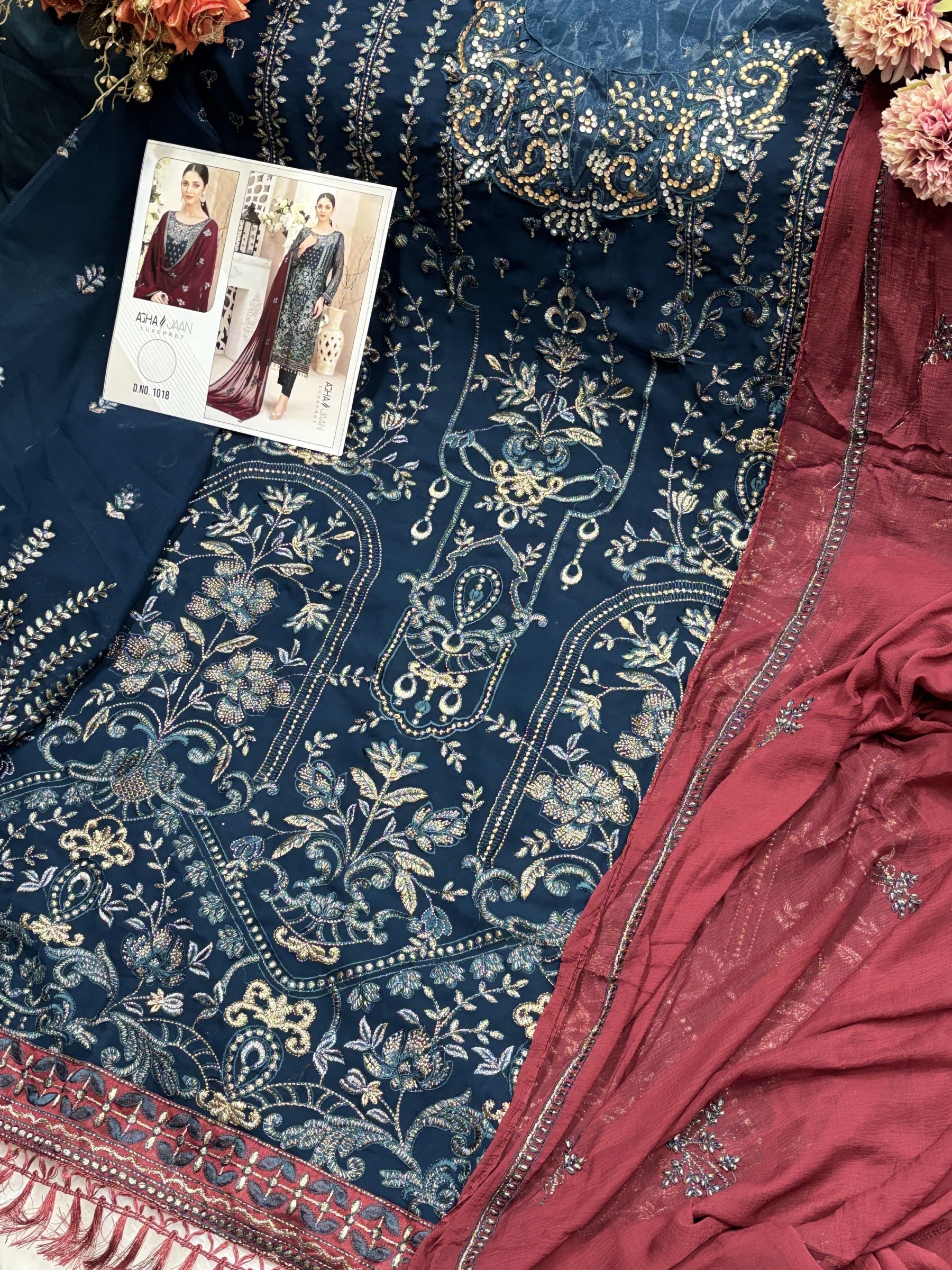 AGHAN JAAN 1018 SALWAR SUITS PARTYWEAR