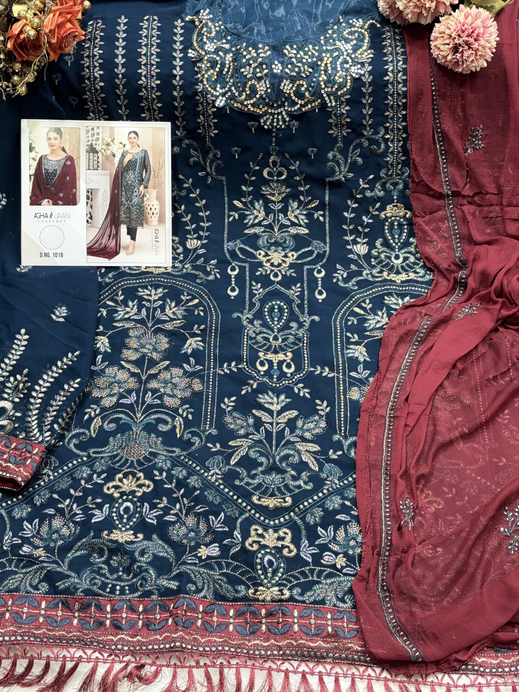 AGHAN JAAN 1018 SALWAR SUITS PARTYWEAR