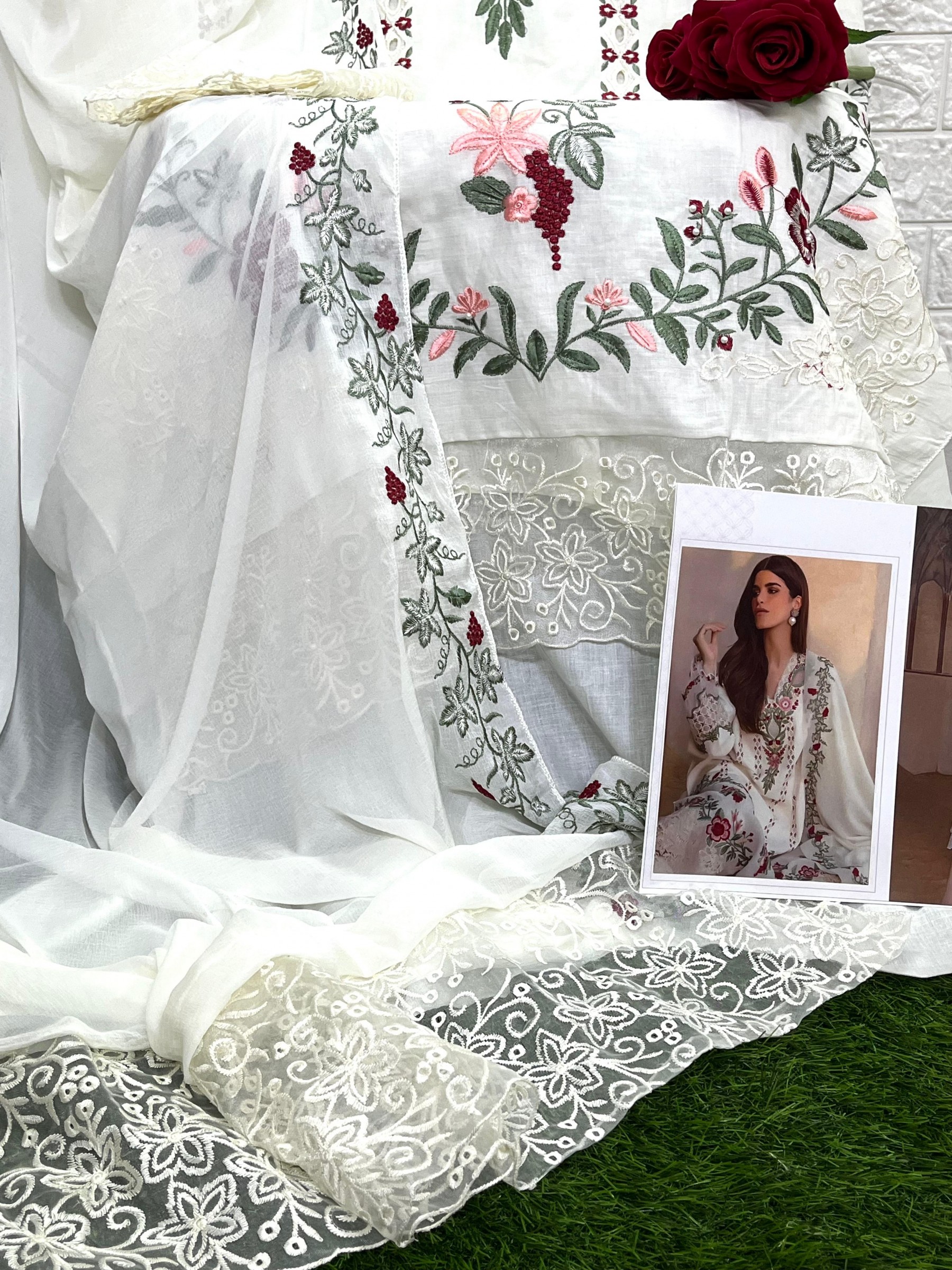 SOBIA NAZIR LUXURY SN 1023 PAKISTANI SUITS CHIKANKARI COLLECTION