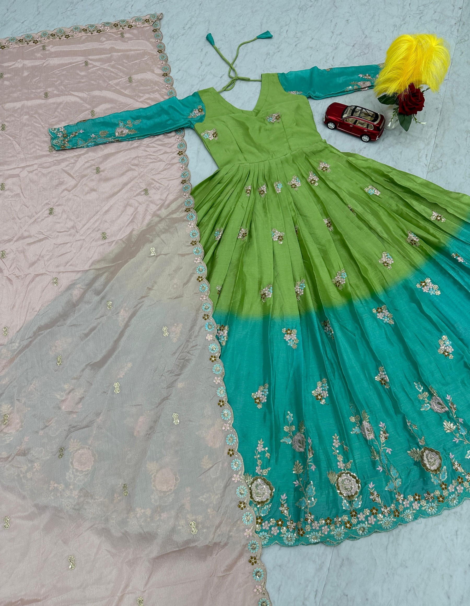 PRISHA FASHION PF 017 READYMADE GOWN DEALER