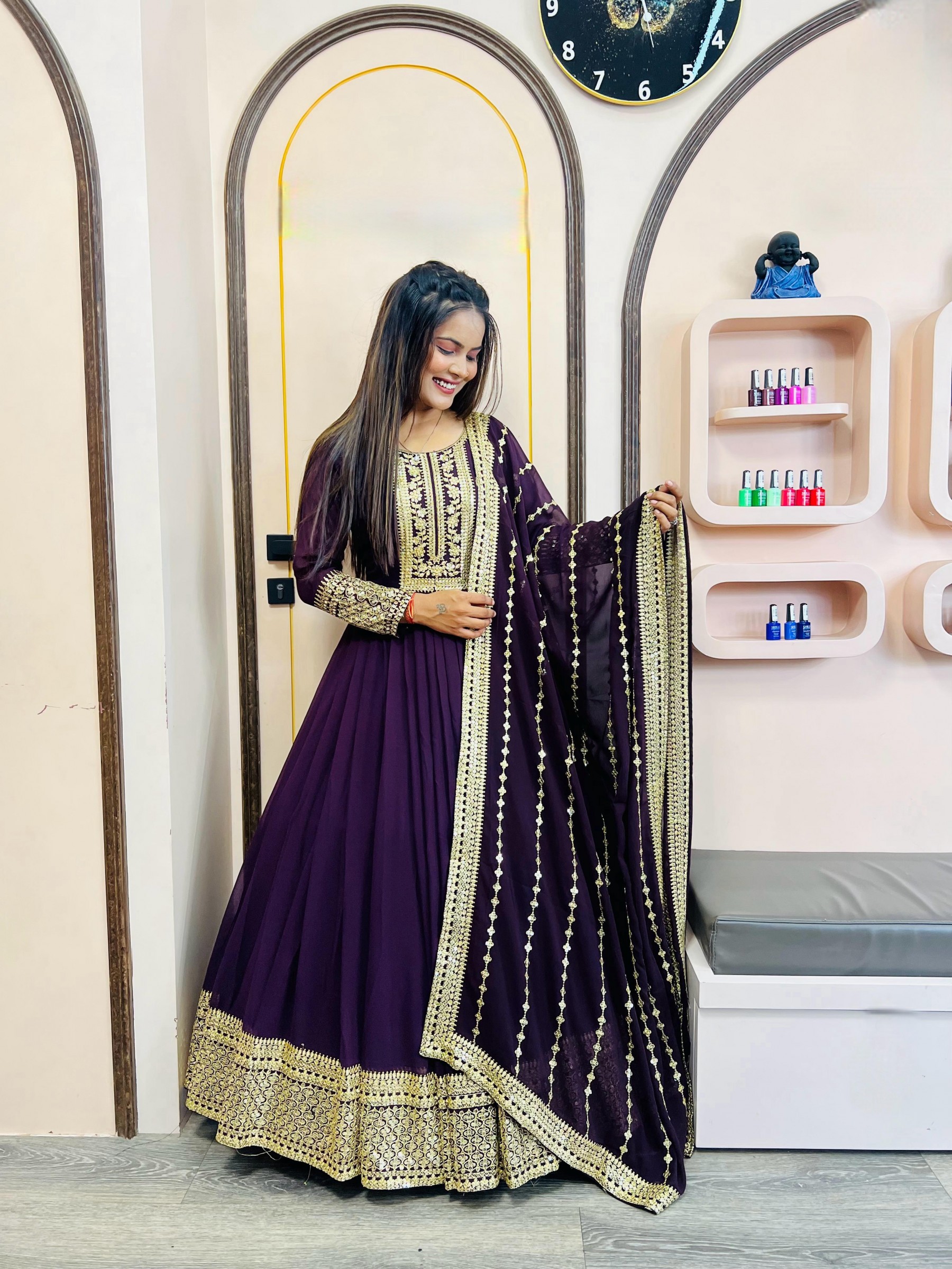 JL 1017 READYMADE GOWN WITH PRICE