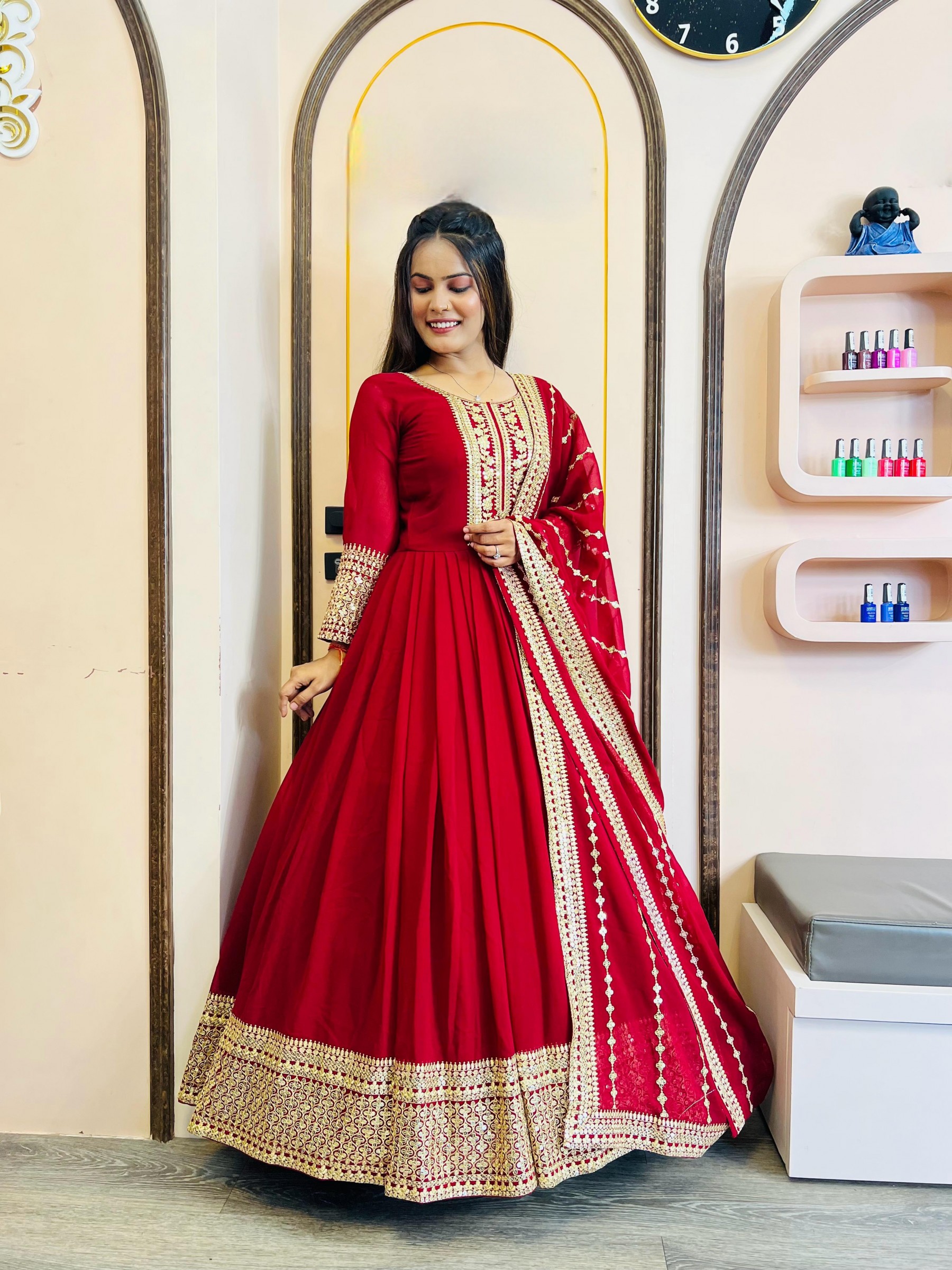 JL 1017 READYMADE GOWN WITH PRICE