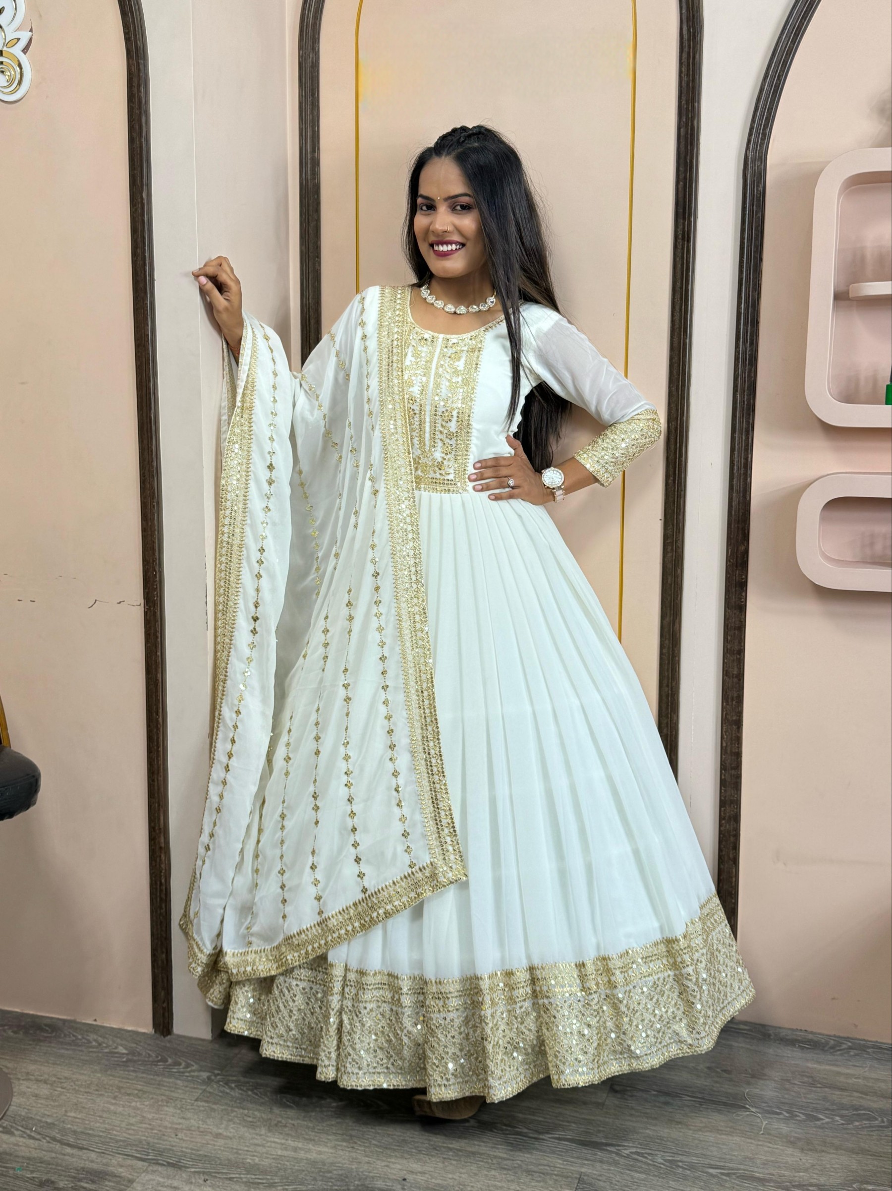 JL 1017 READYMADE GOWN WITH PRICE