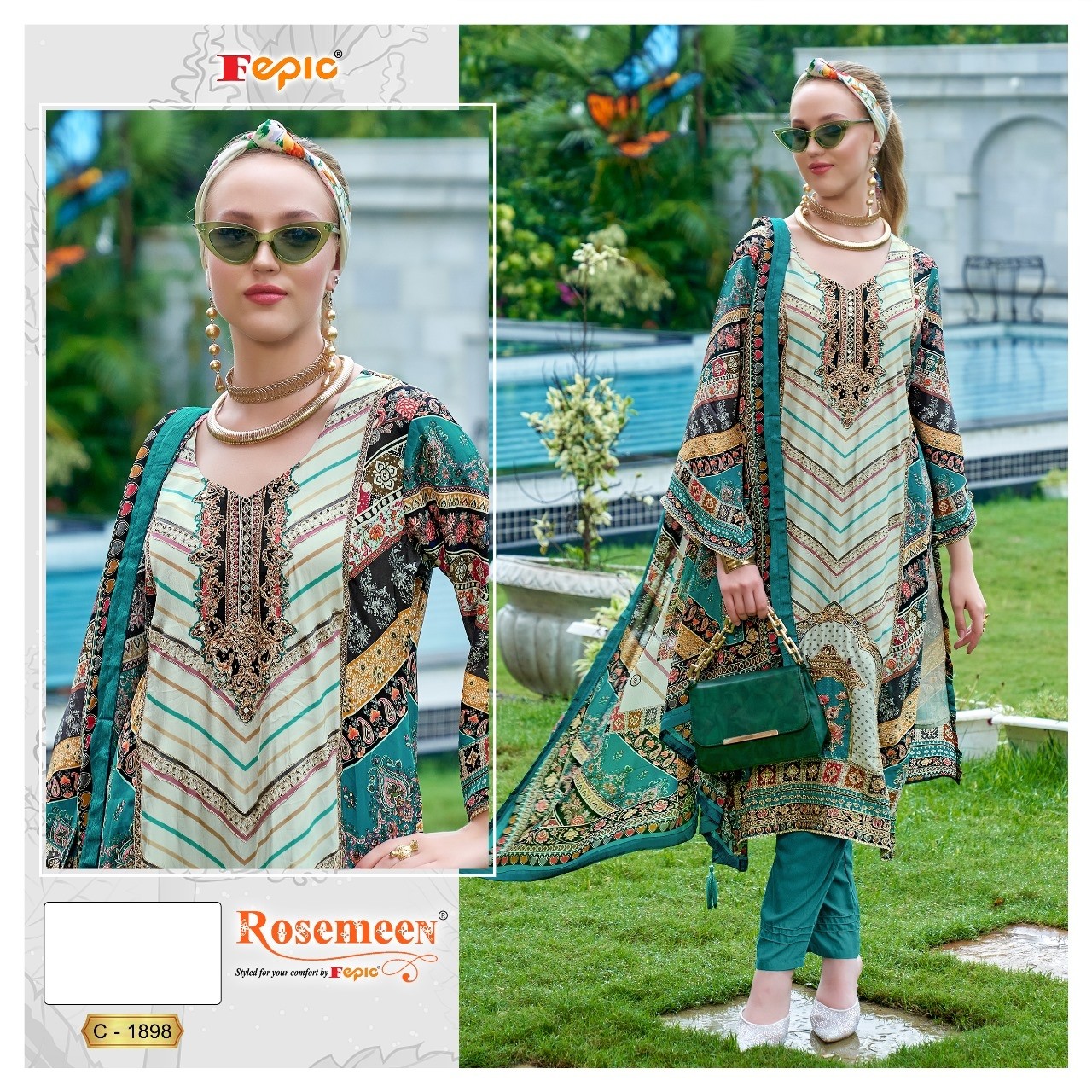 FEPIC ROSEMEEN 1898 SALWAR SUITS WHOLESALER