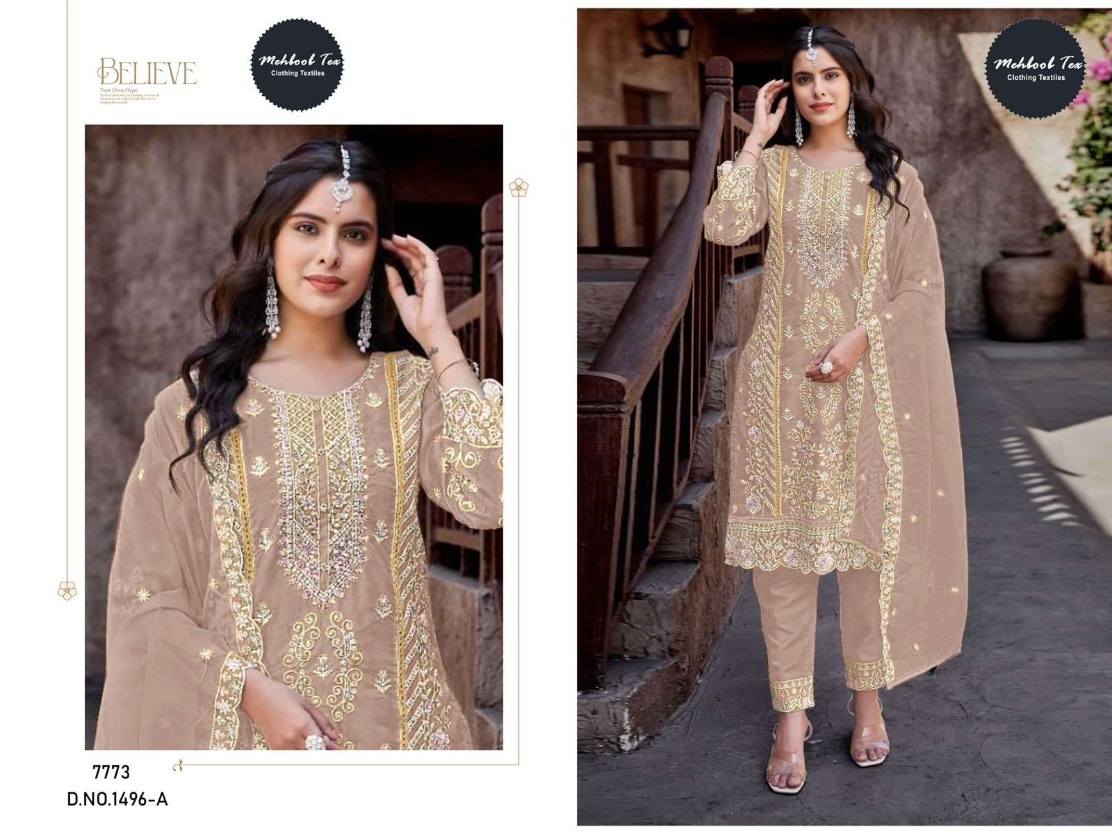 MEHBOOB TEX 1496 A SALWAR SUITS