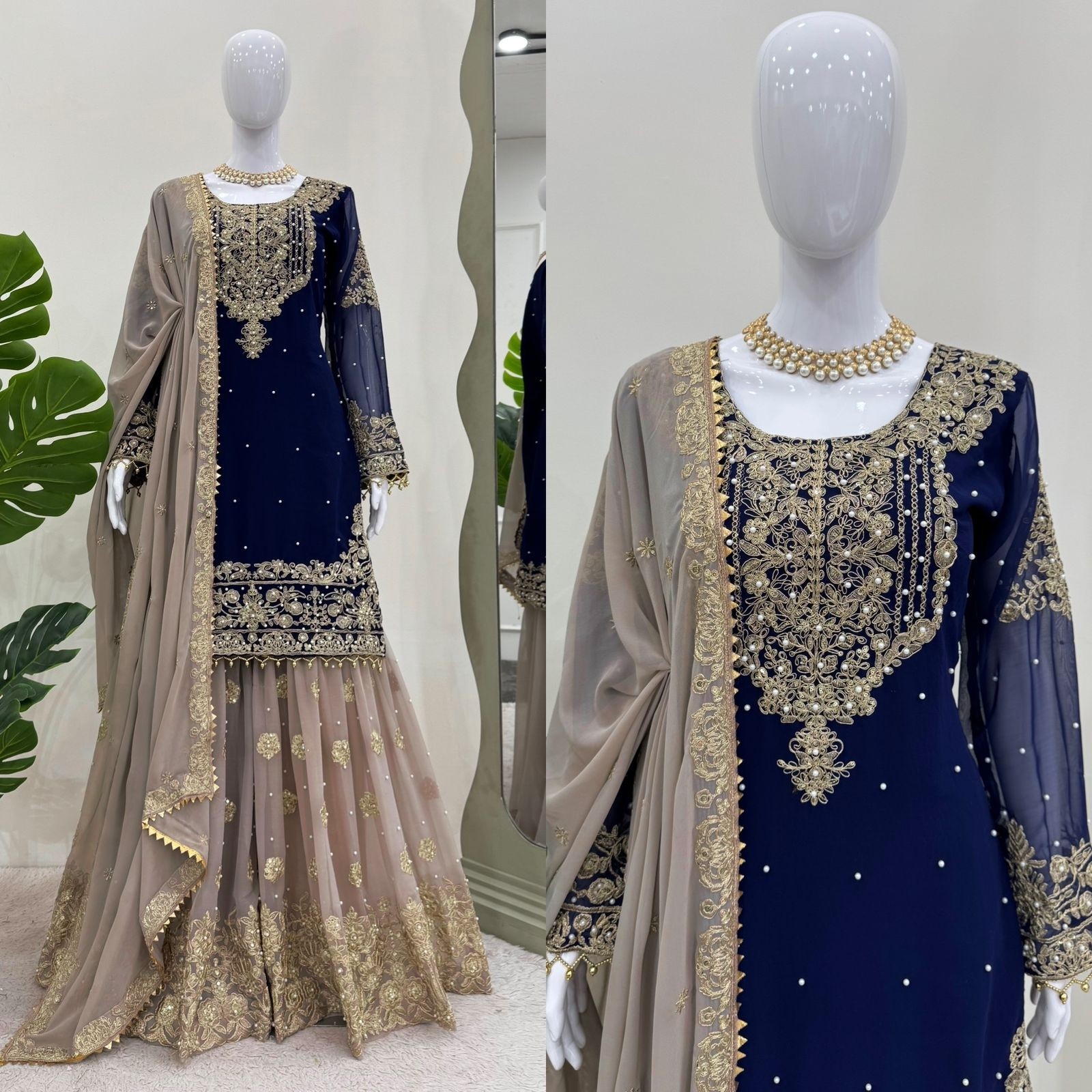 KD 1486 READYMADE SHARARA HIT COLLECTION