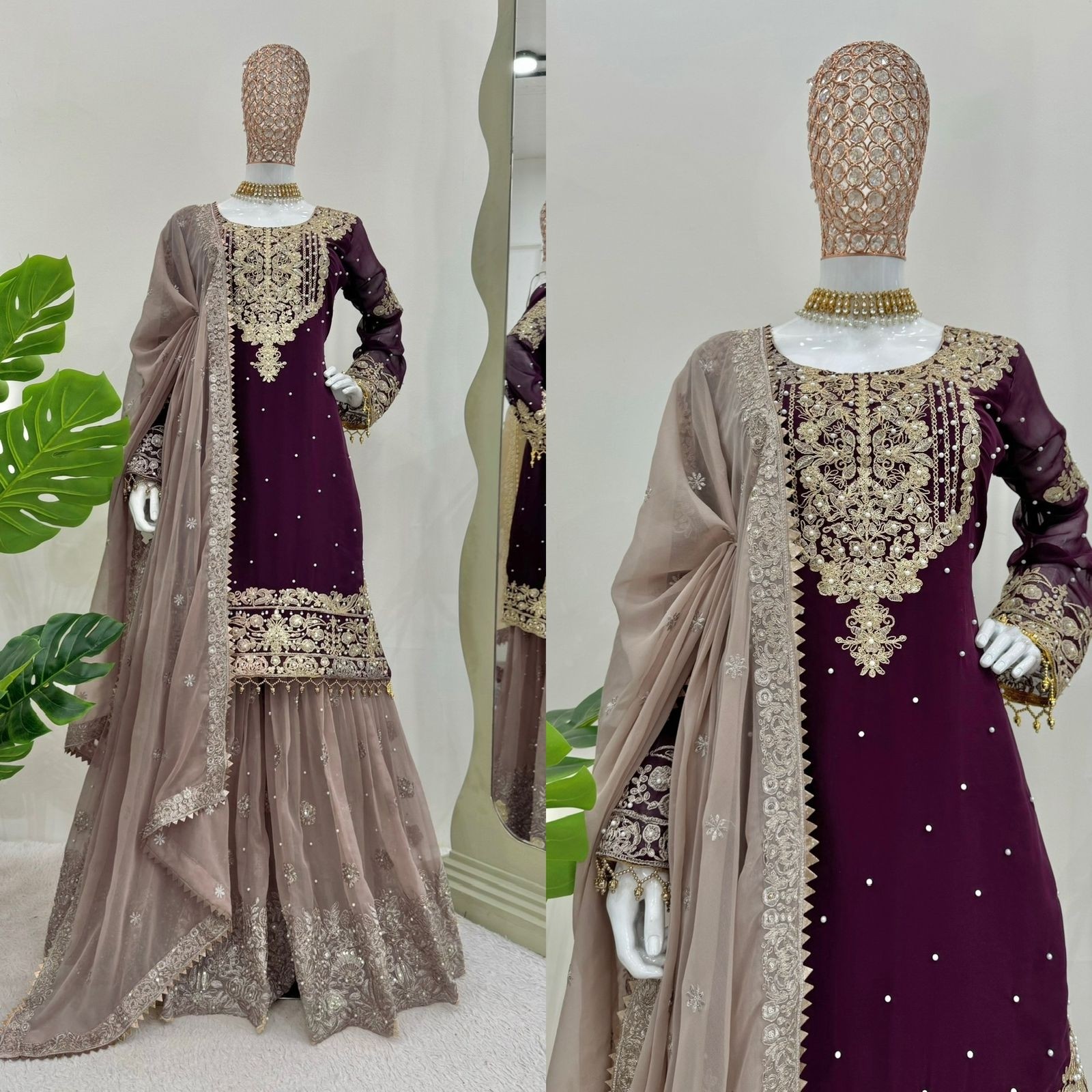 KD 1486 READYMADE SHARARA HIT COLLECTION