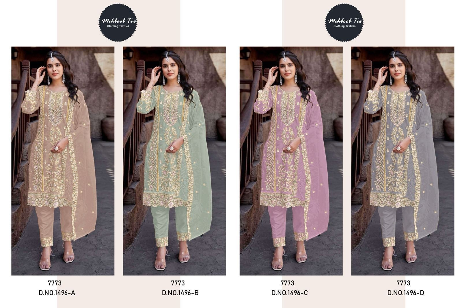 MEHBOOB TEX 1496 A SALWAR SUITS