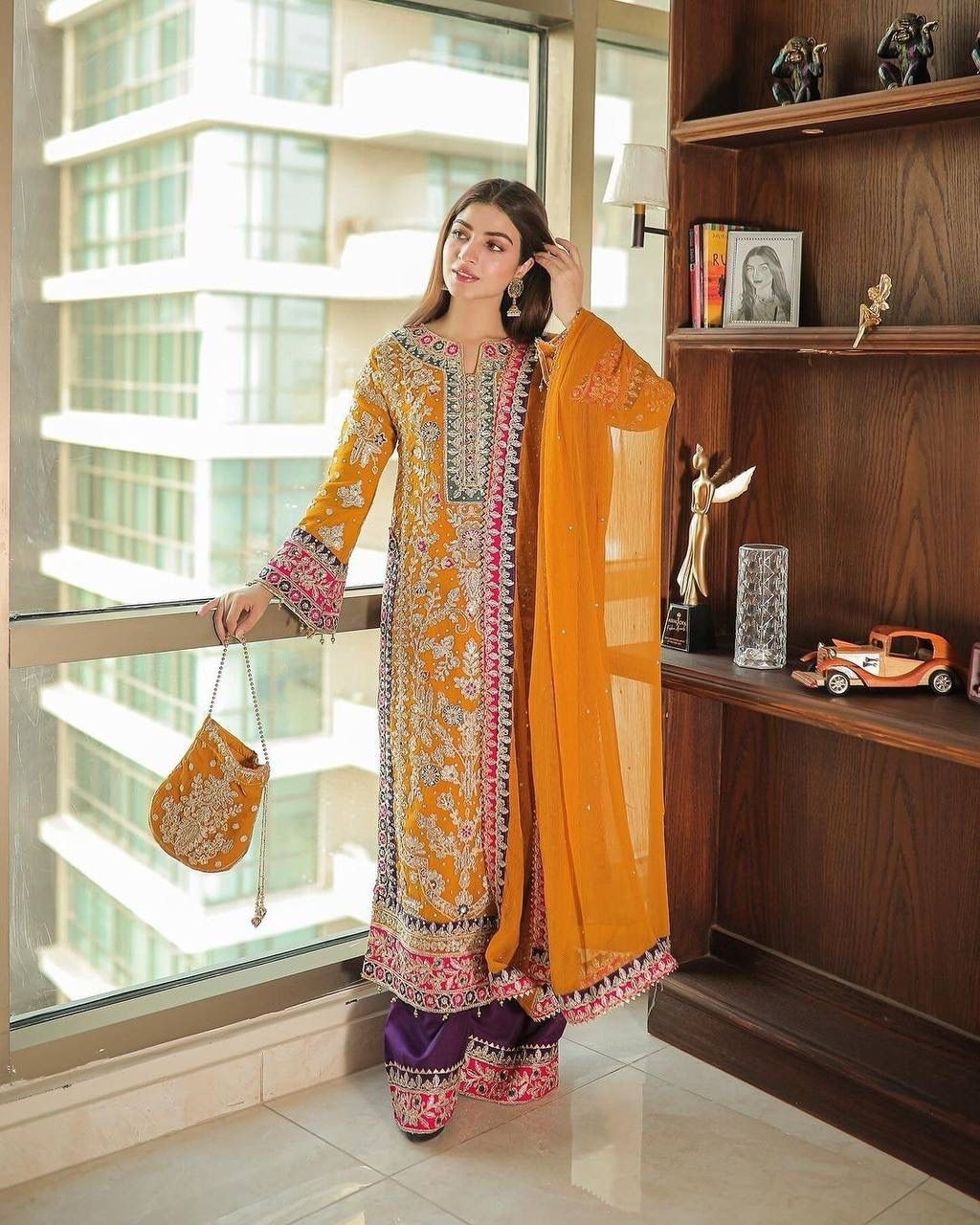 LC 1197 READYMADE PAKISTANI DRESSES PINK ONLINE