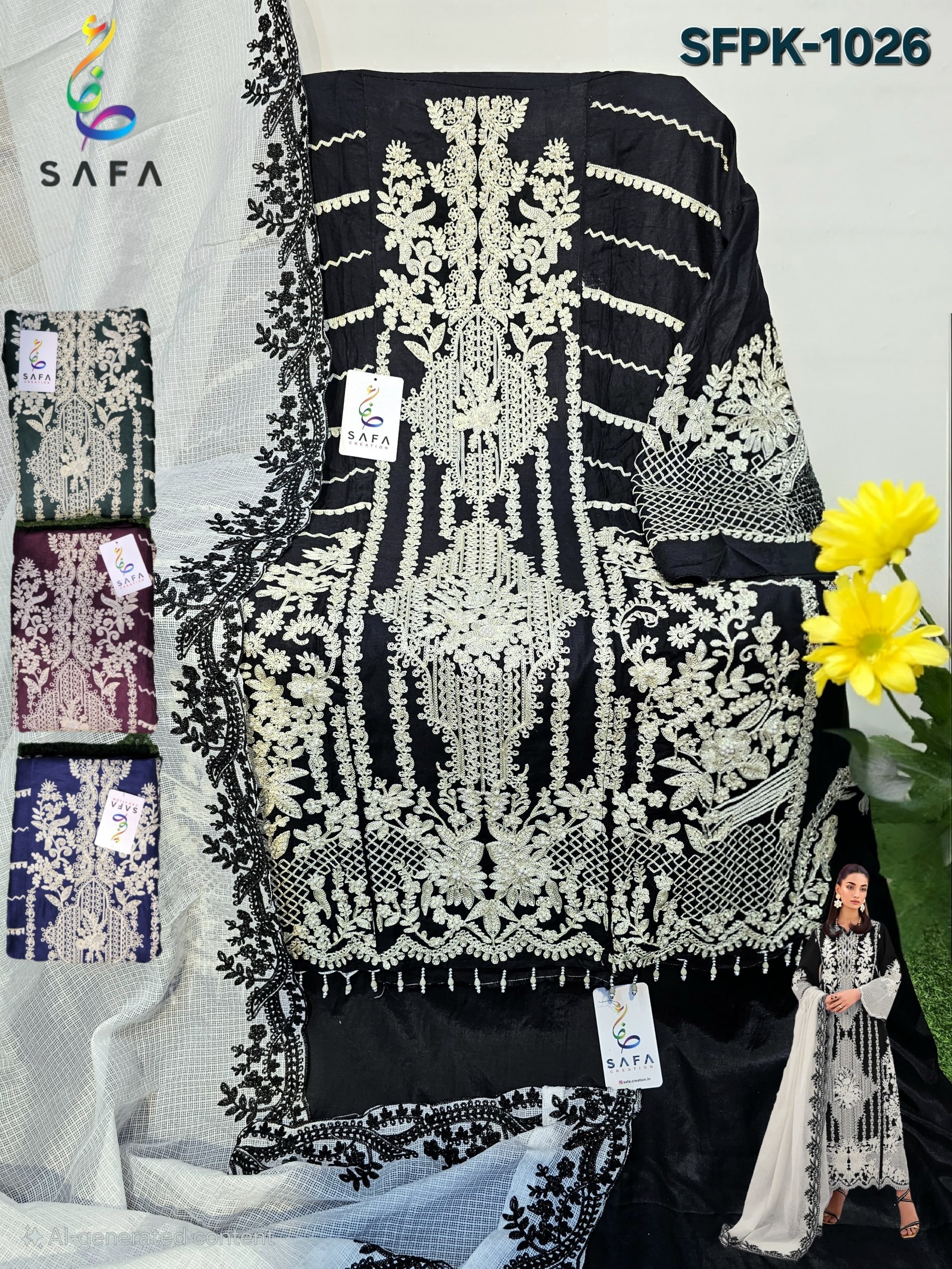 SAFA CREATION SF 1026 A PAKISTANI DRESS MANUFACTURER
