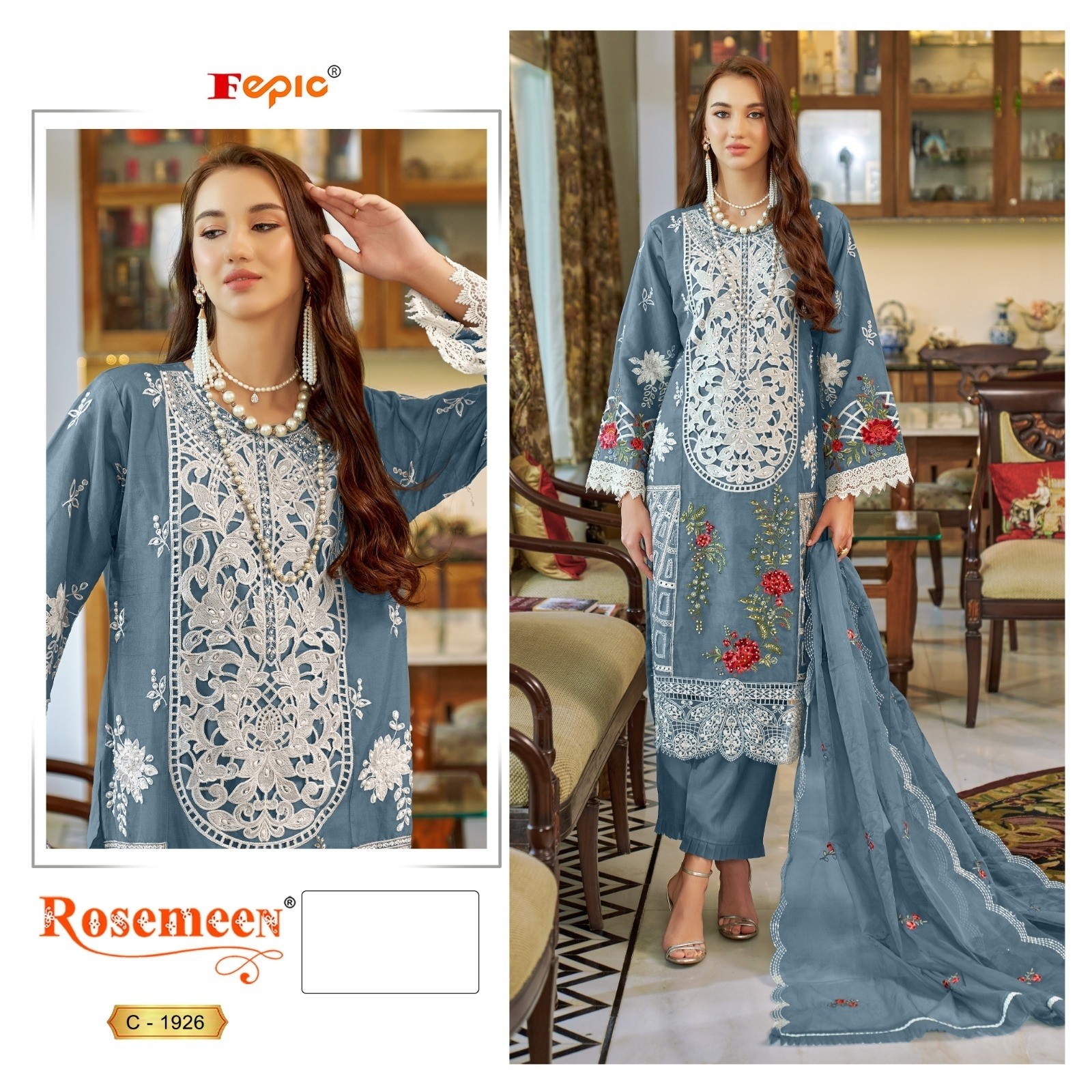 FEPIC ROSEMEEN CN 1926 LATEST PAKISTANI SUITS 