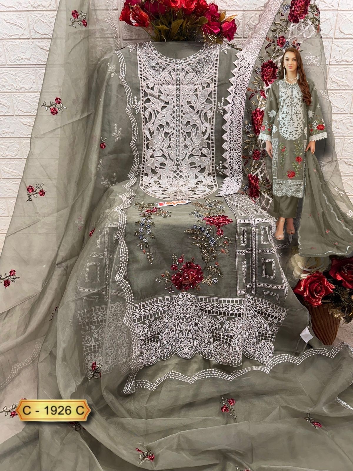 FEPIC ROSEMEEN CN 1926 C LATEST PAKISTANI SUITS INDIA