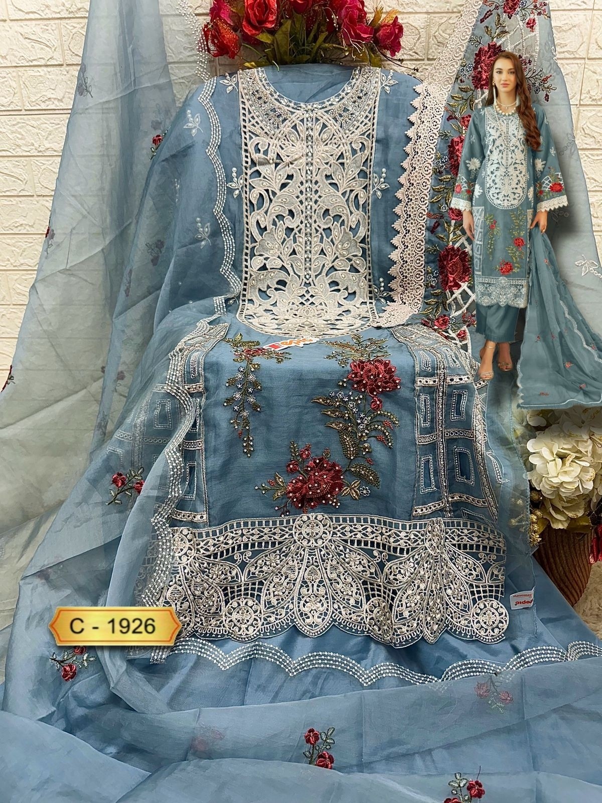 FEPIC ROSEMEEN CN 1926 LATEST PAKISTANI SUITS 