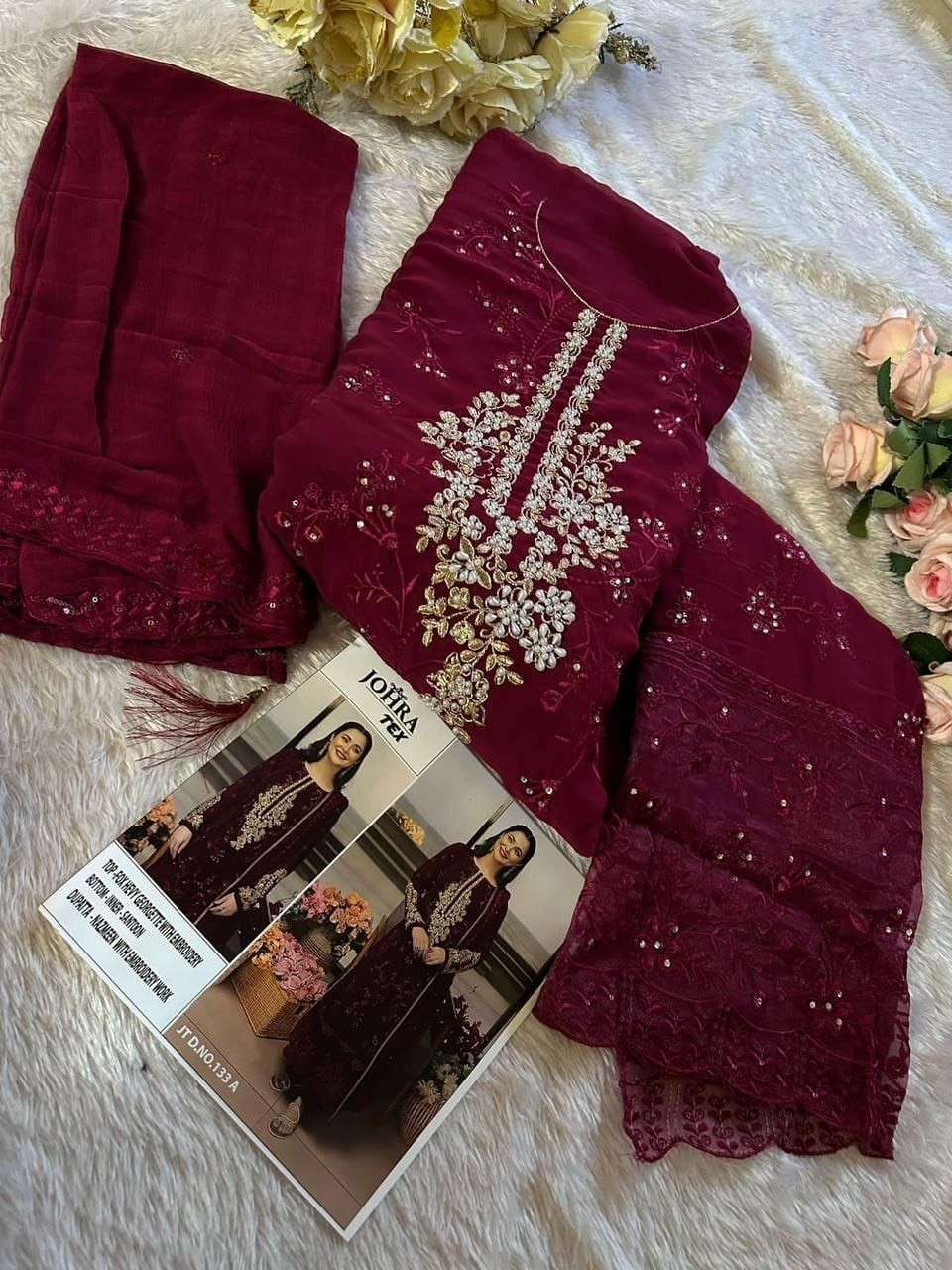 JOHRA TEX 133 A PAKISTANI SUITS LATEST DESIGN