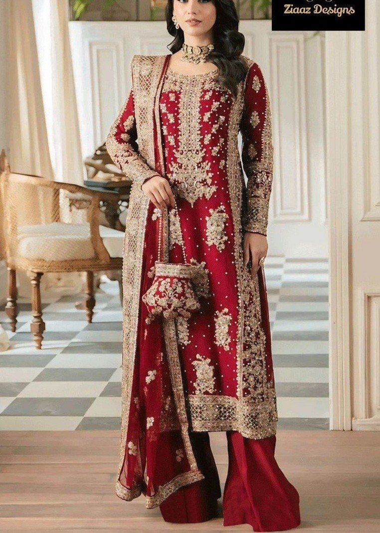 ZIAAZ DESIGNS 738 PAKISTANI SALWAR SUITS WHOLESALE