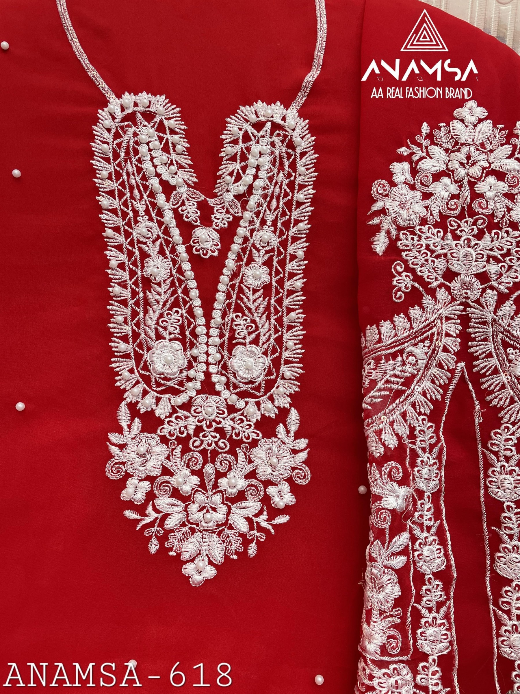 ANAMSA 618 PAKISTANI SUITS HIT DESIGNS 