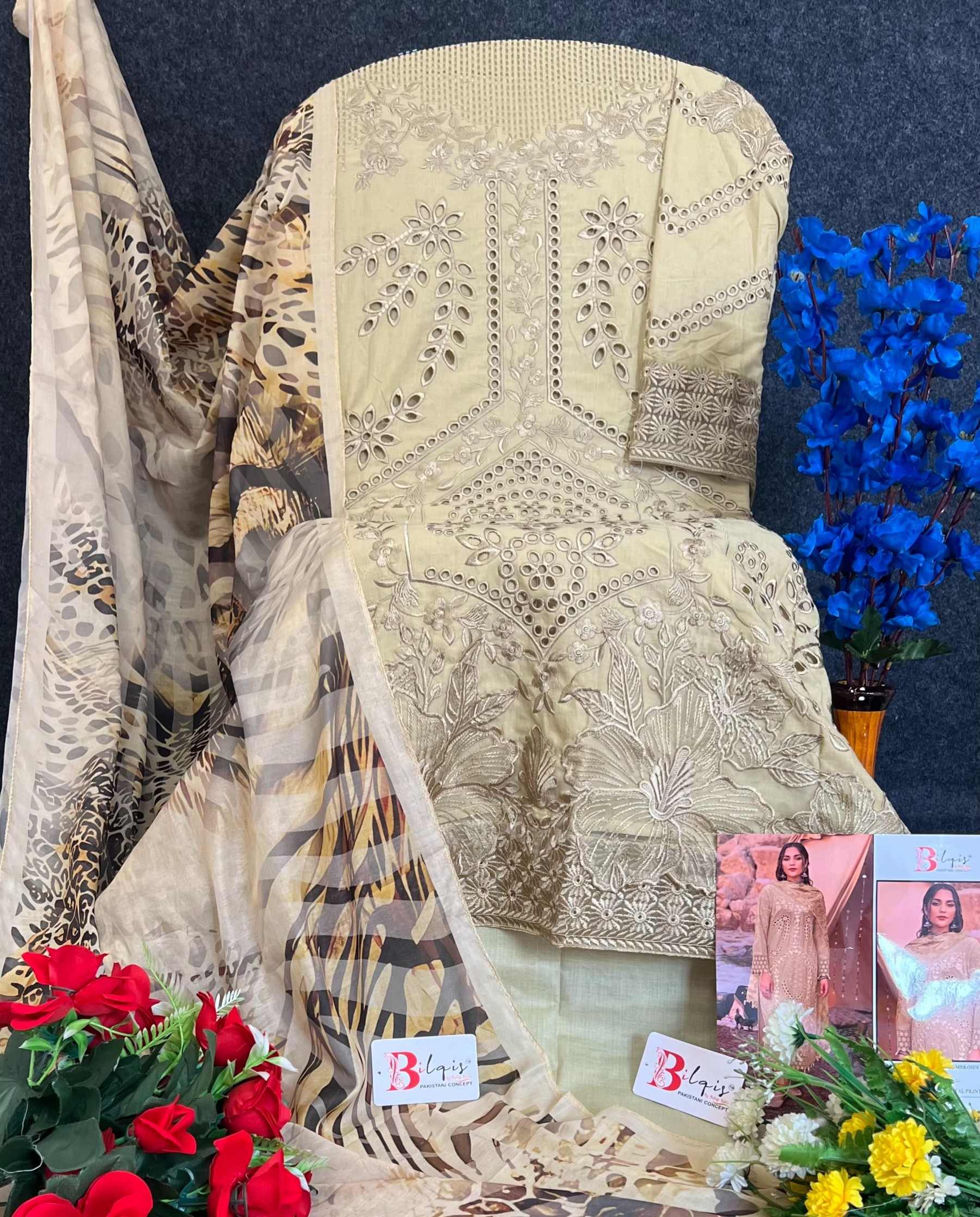 BILQIS B 89 A PAKISTANI SUITS DEALER SINGLE 