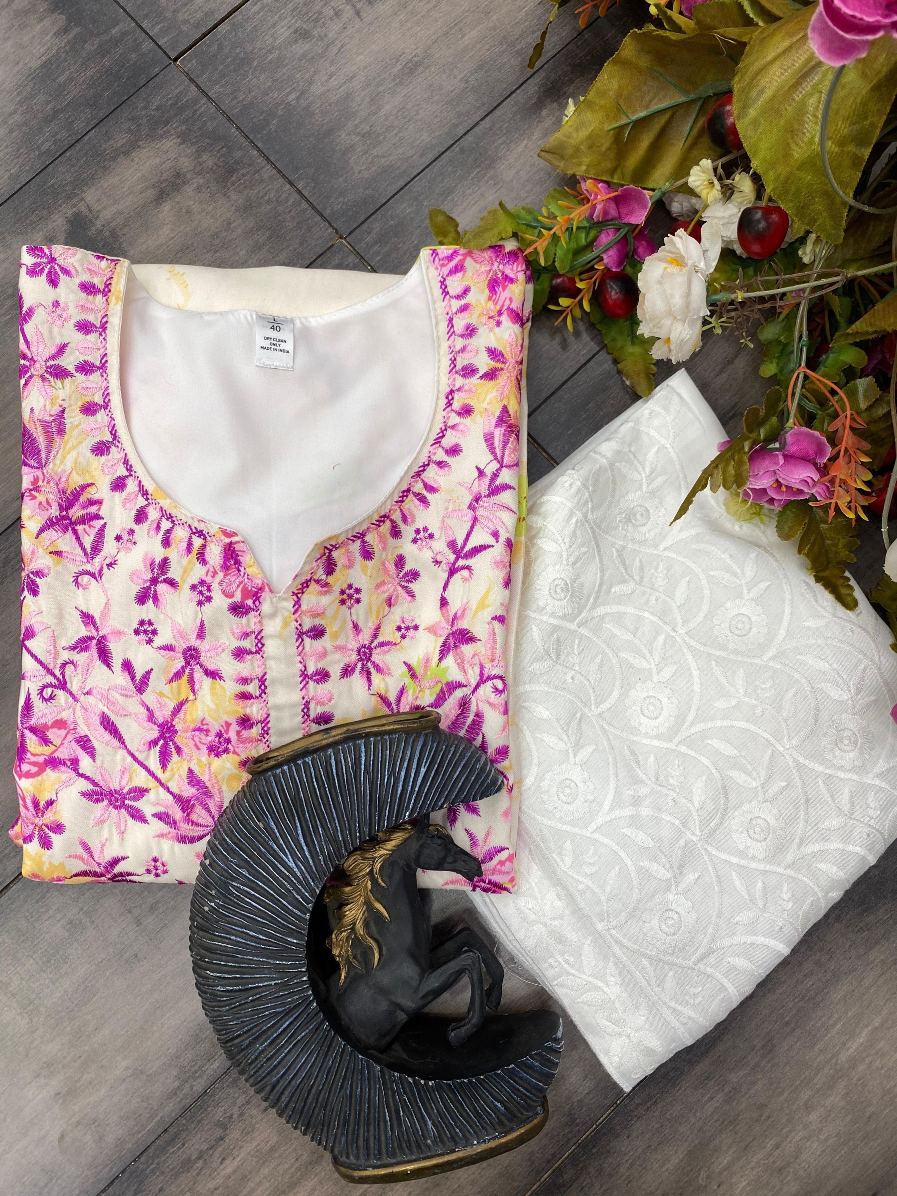 BE 181 REYON PAKISTANI KURTIS SINGLE PIECE
