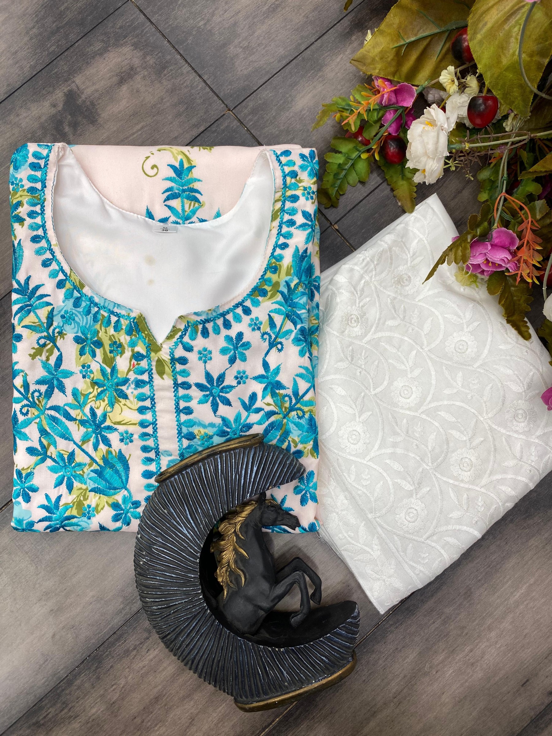 BE 181 REYON PAKISTANI KURTIS SINGLE PIECE